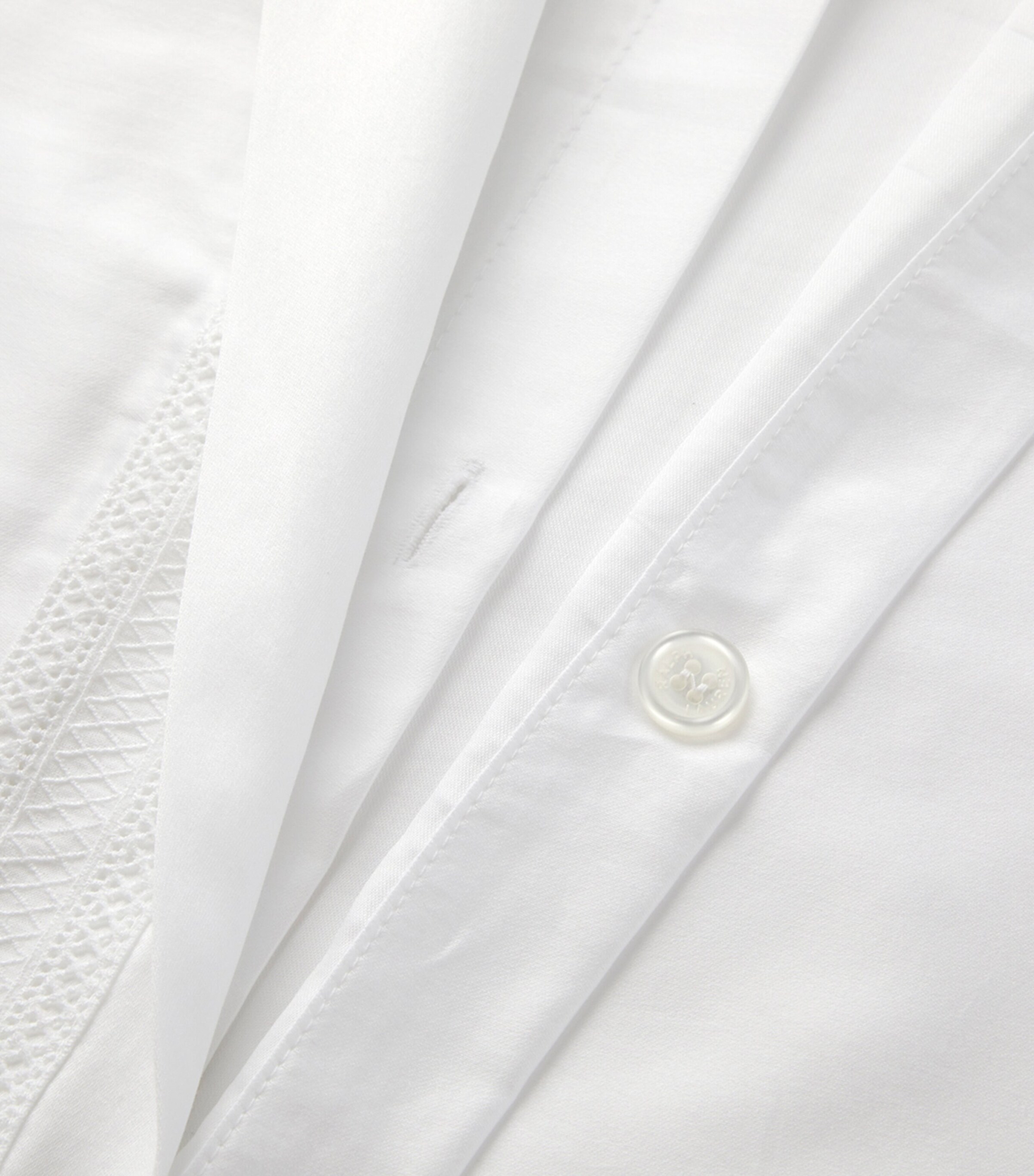 Ralph Lauren Home Cotton Sateen Alistair Single Duvet Cover (140cm x 200cm) White Image 4