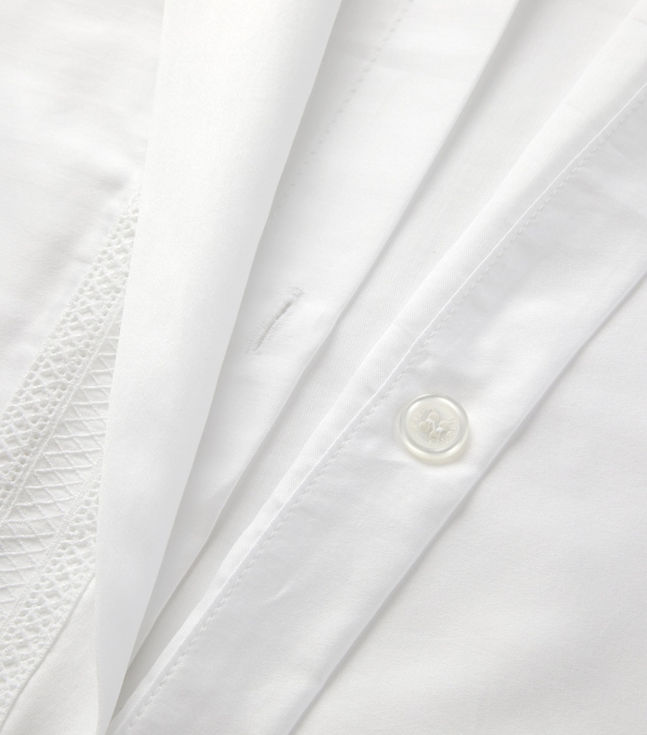 Ralph Lauren Home Cotton Sateen Alistair Single Duvet Cover (140cm x 200cm) White Image 4