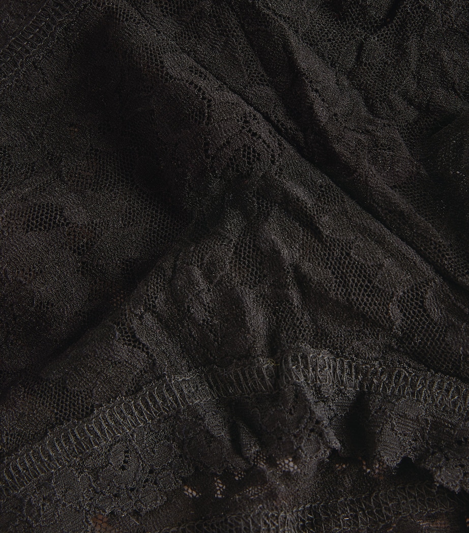 Signature Lace Boyshorts BLACK Image 4