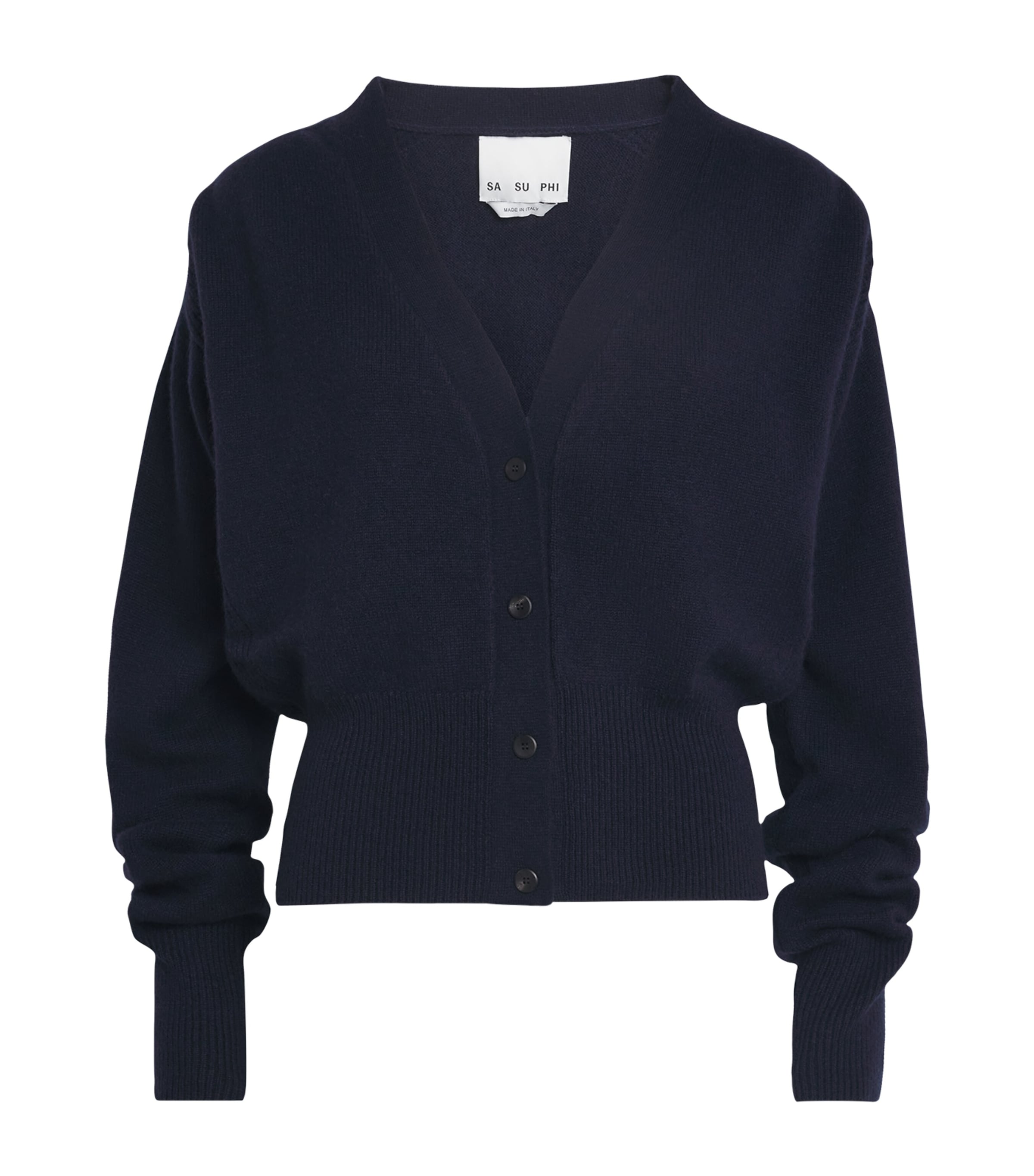 Sasuphi Cashmere Iconic Cardigan In Blue