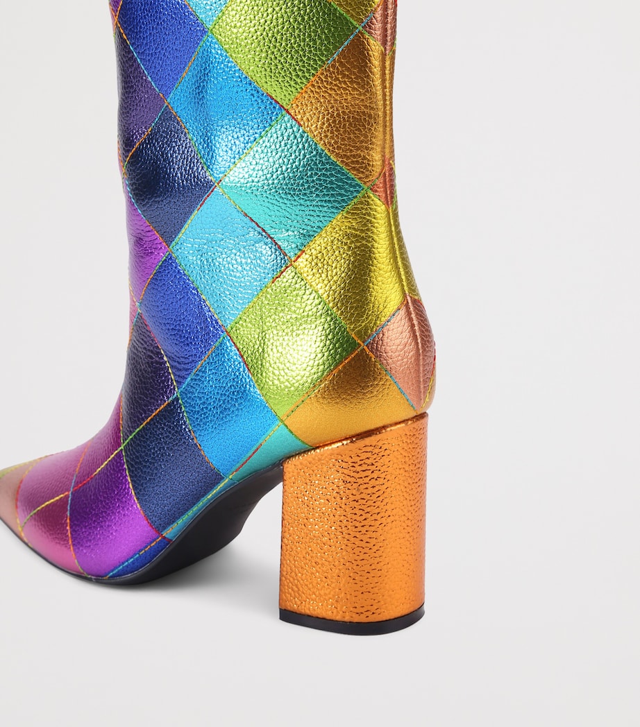 Metallic Regent Knee-High Boots MULT/OTHER Image 3