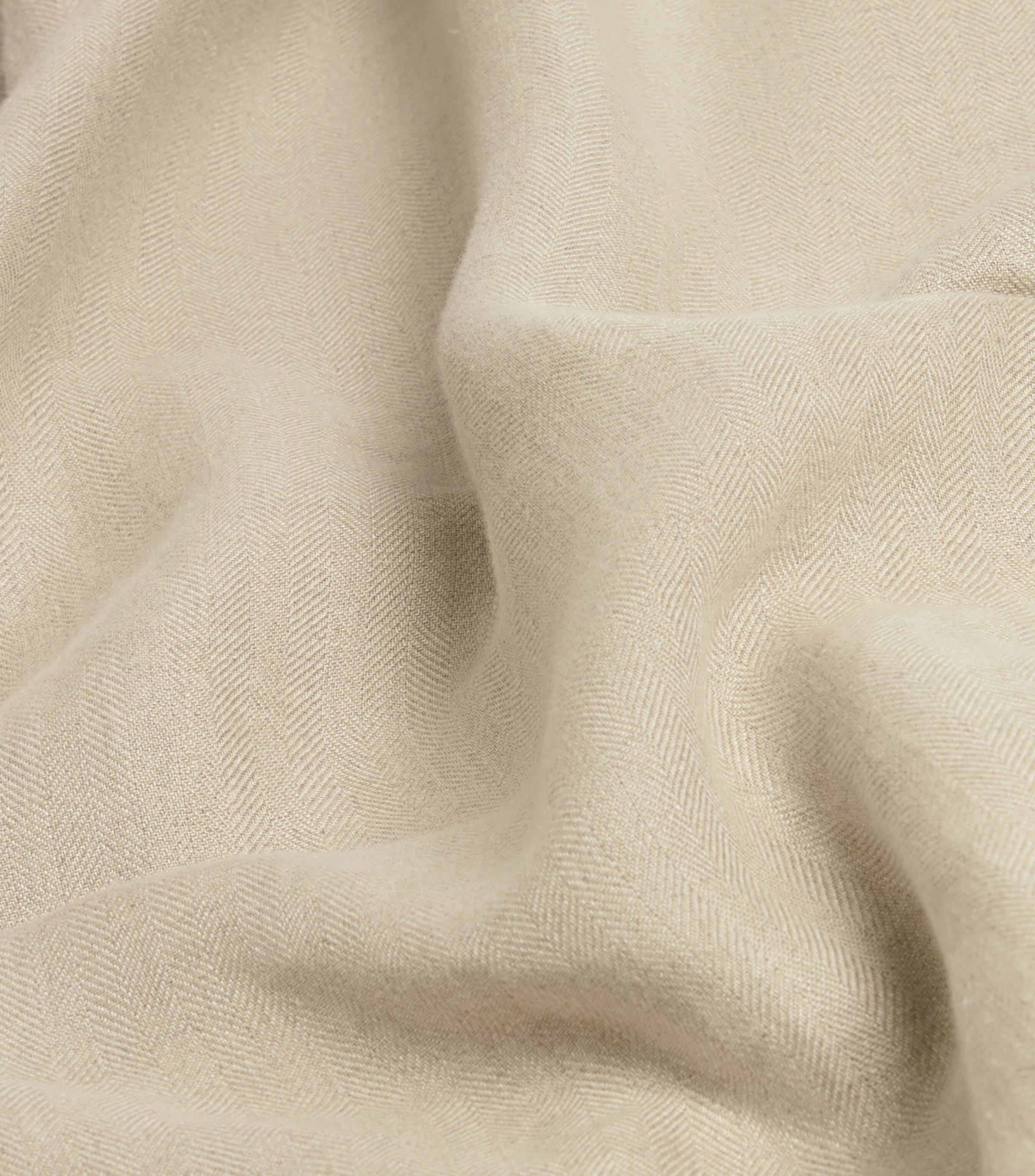 Linen Reversible Gilet 281SAND Image 8