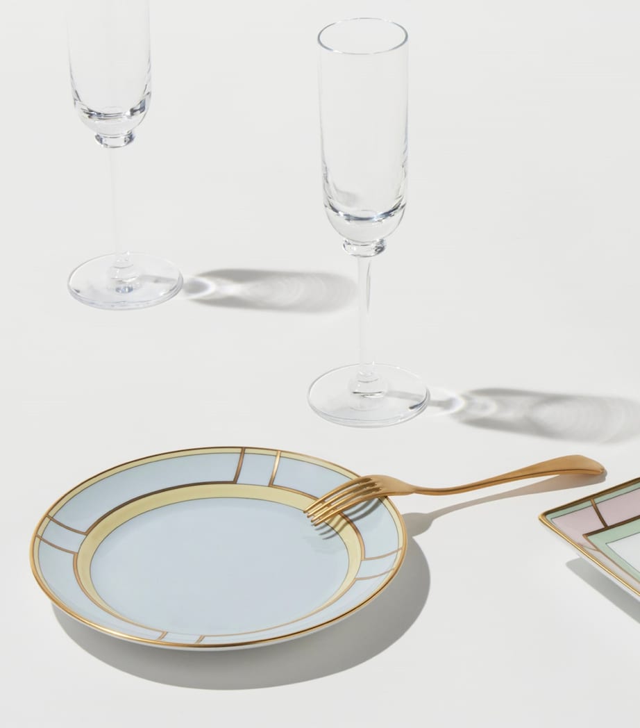 GINORI 1735 Porcelain Colonna Diva Celeste Dessert Plate (20cm) Image 2