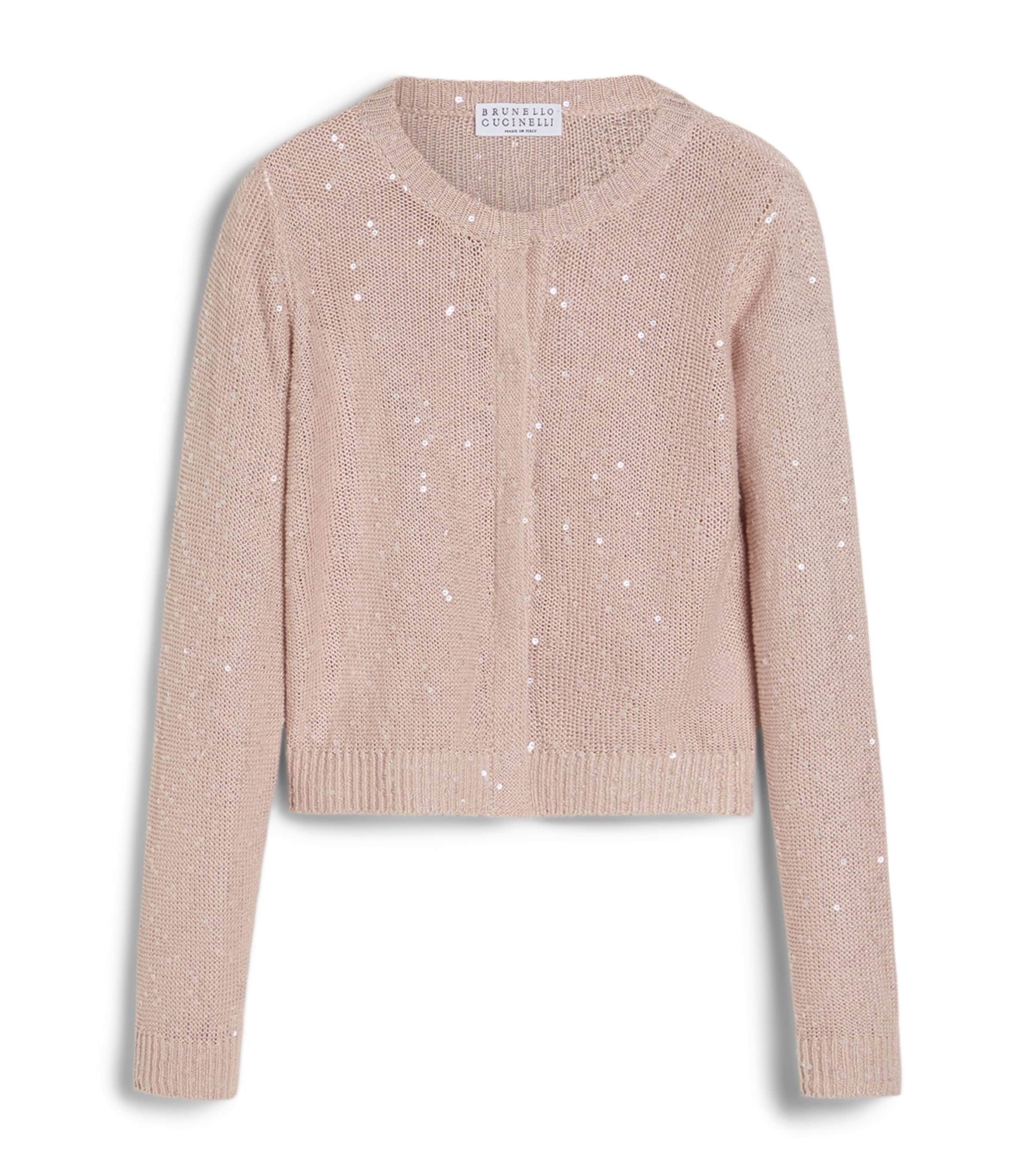 Brunello Cucinelli Kids Linen-Silk Cardigan (4-6 Years) Image 1