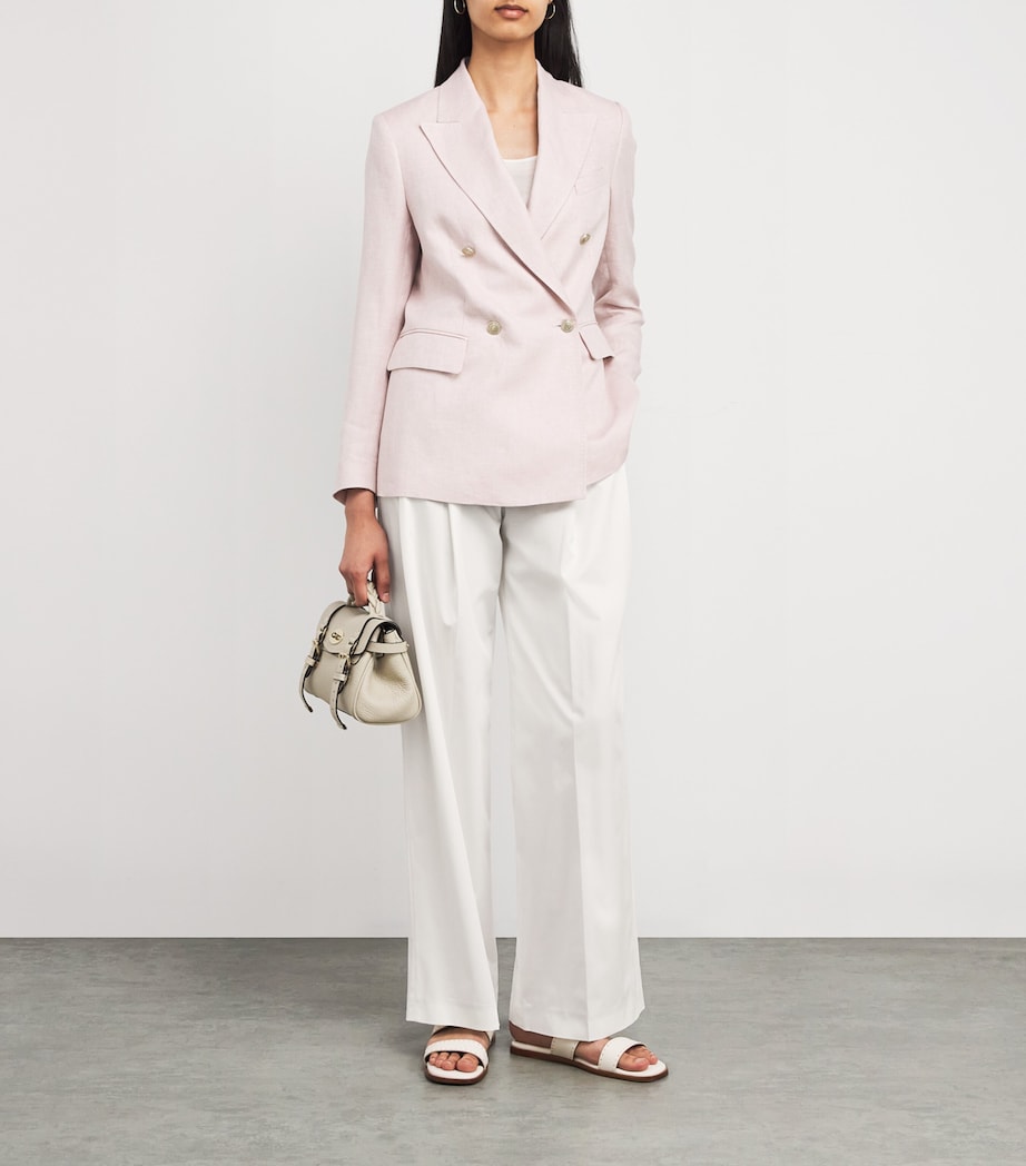 Double-Pleated Tailored Trousers BIANCO Image 2