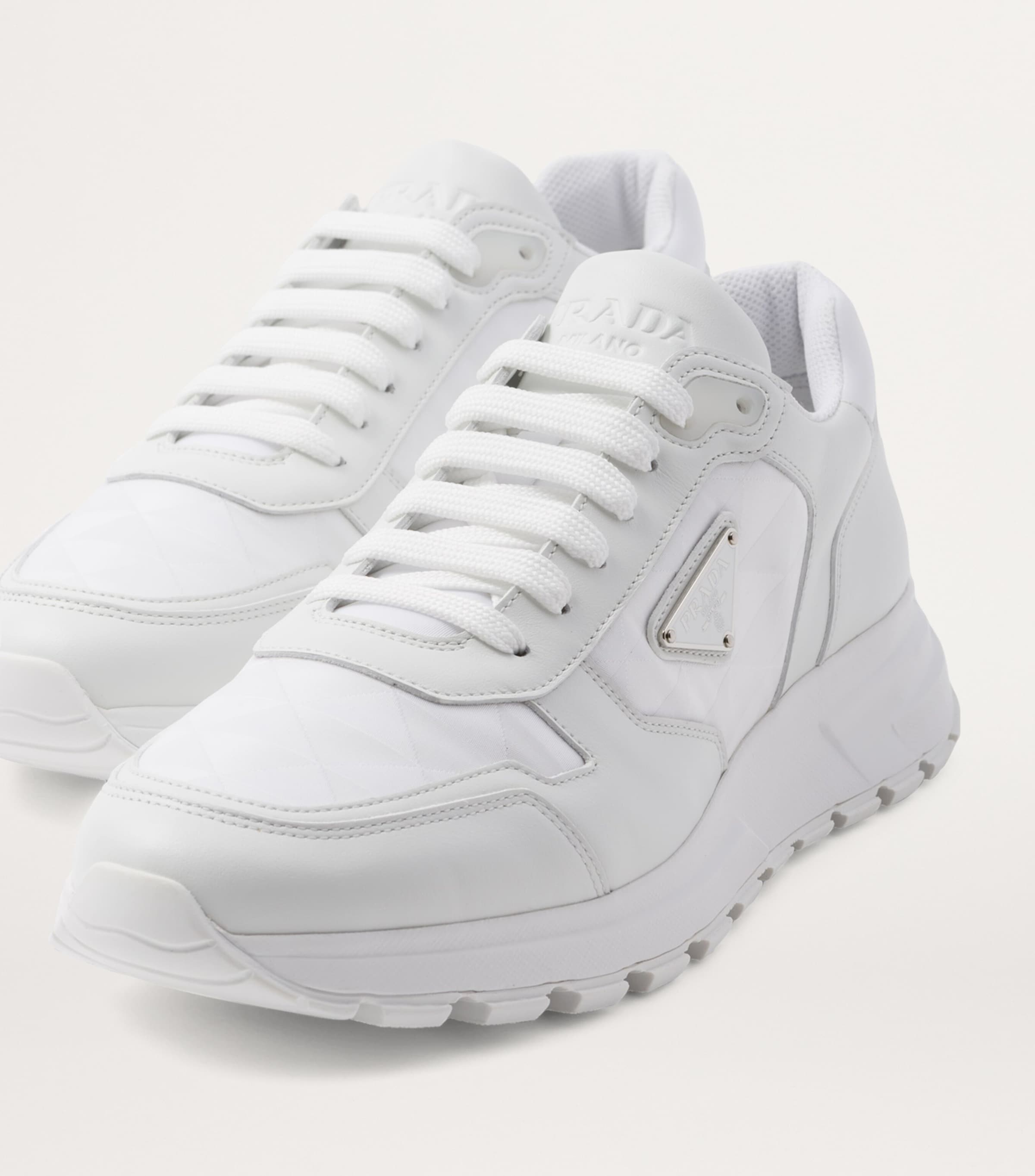 Prax 01 Re-Nylon and Leather Sneakers F0009 Image 6