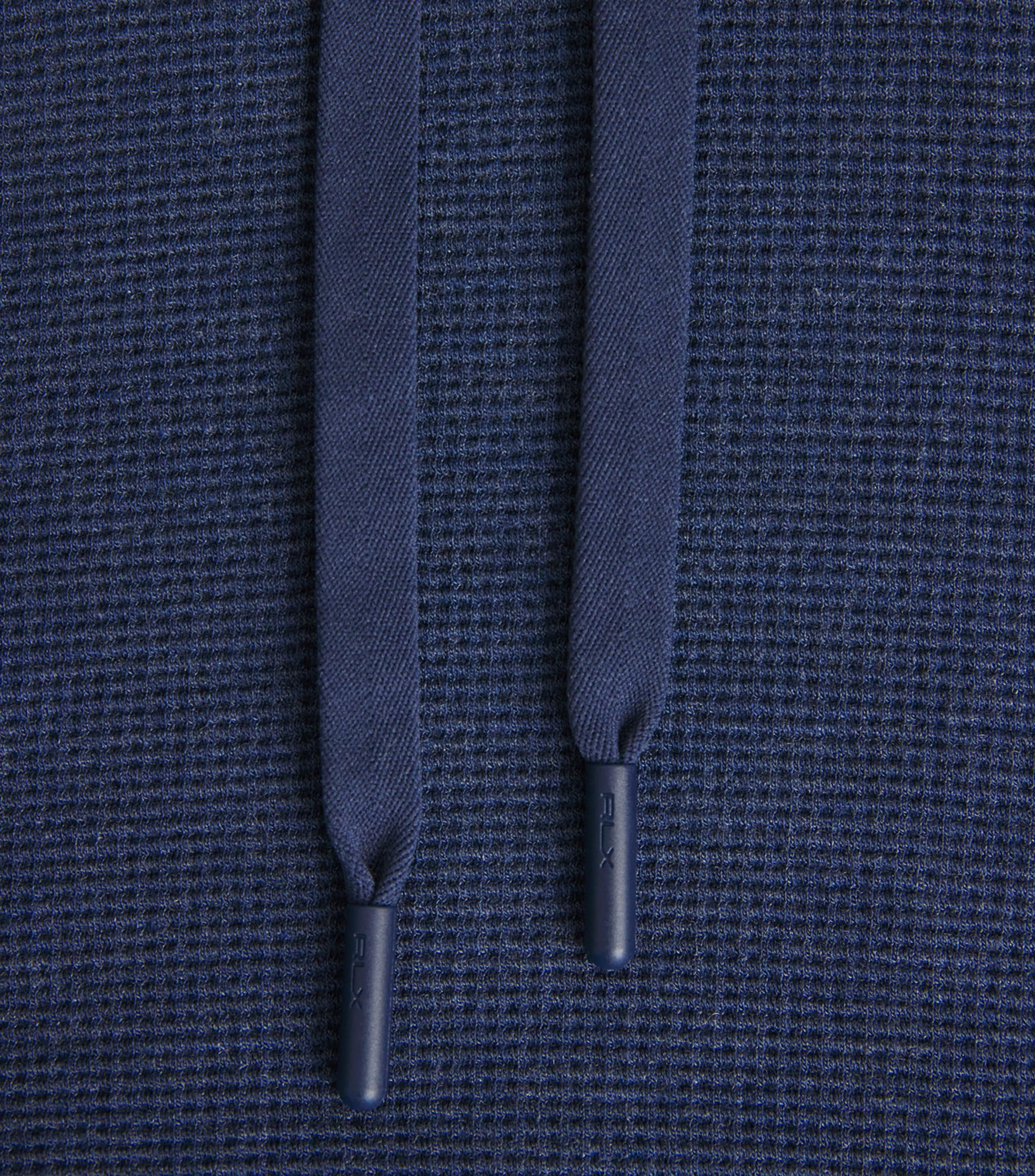 Waffle-Knit Hoodie SPRING NAVY HEATHER Image 5