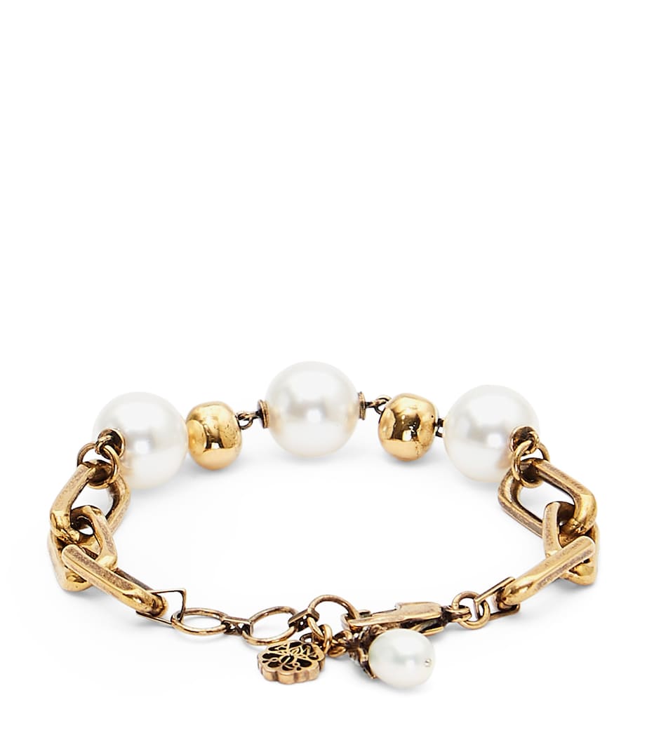Faux Pearl and Skull Bracelet 4040 Image 2