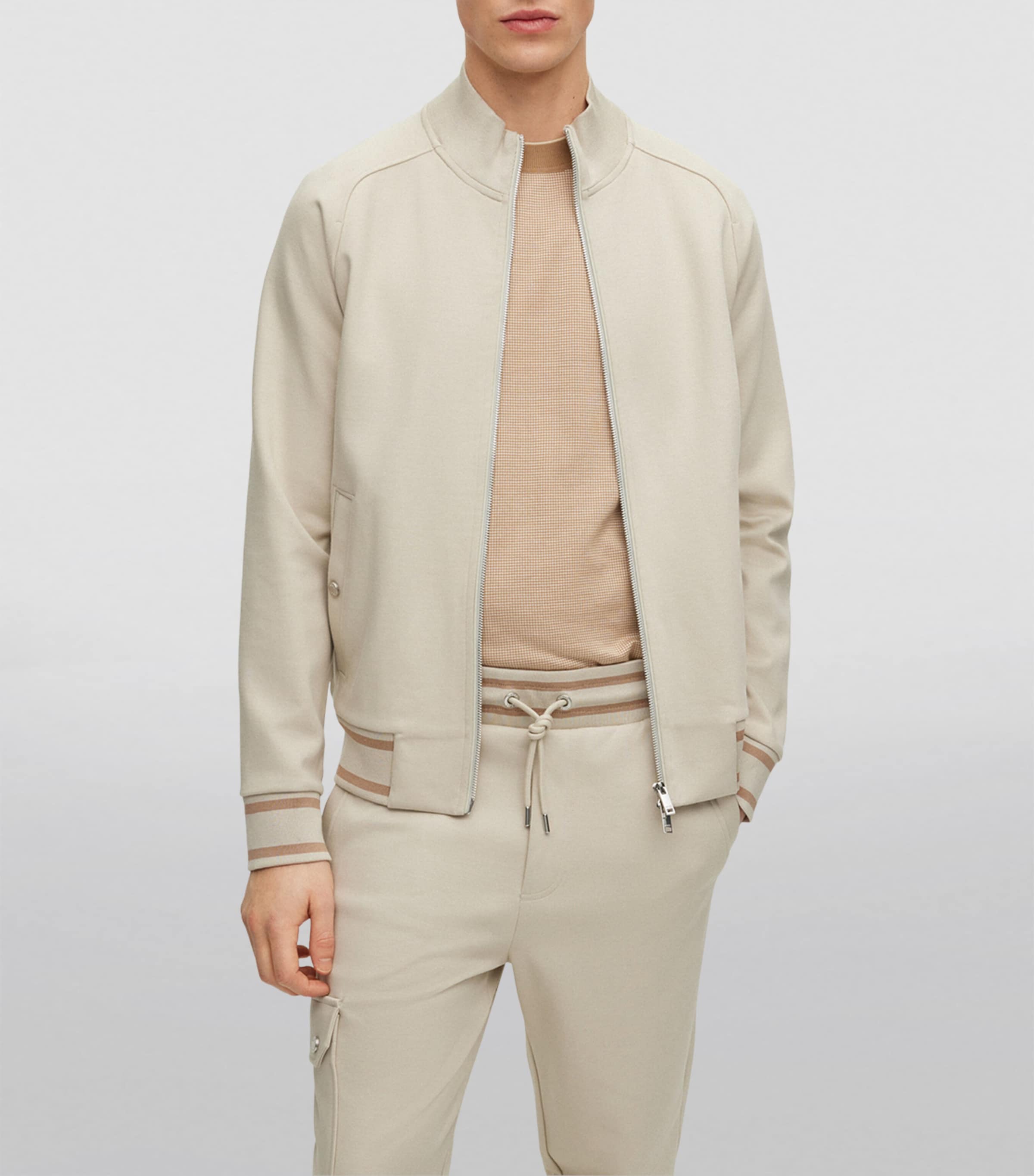 Striped T-Smith Zip-Up Sweatshirt 271 Image 3