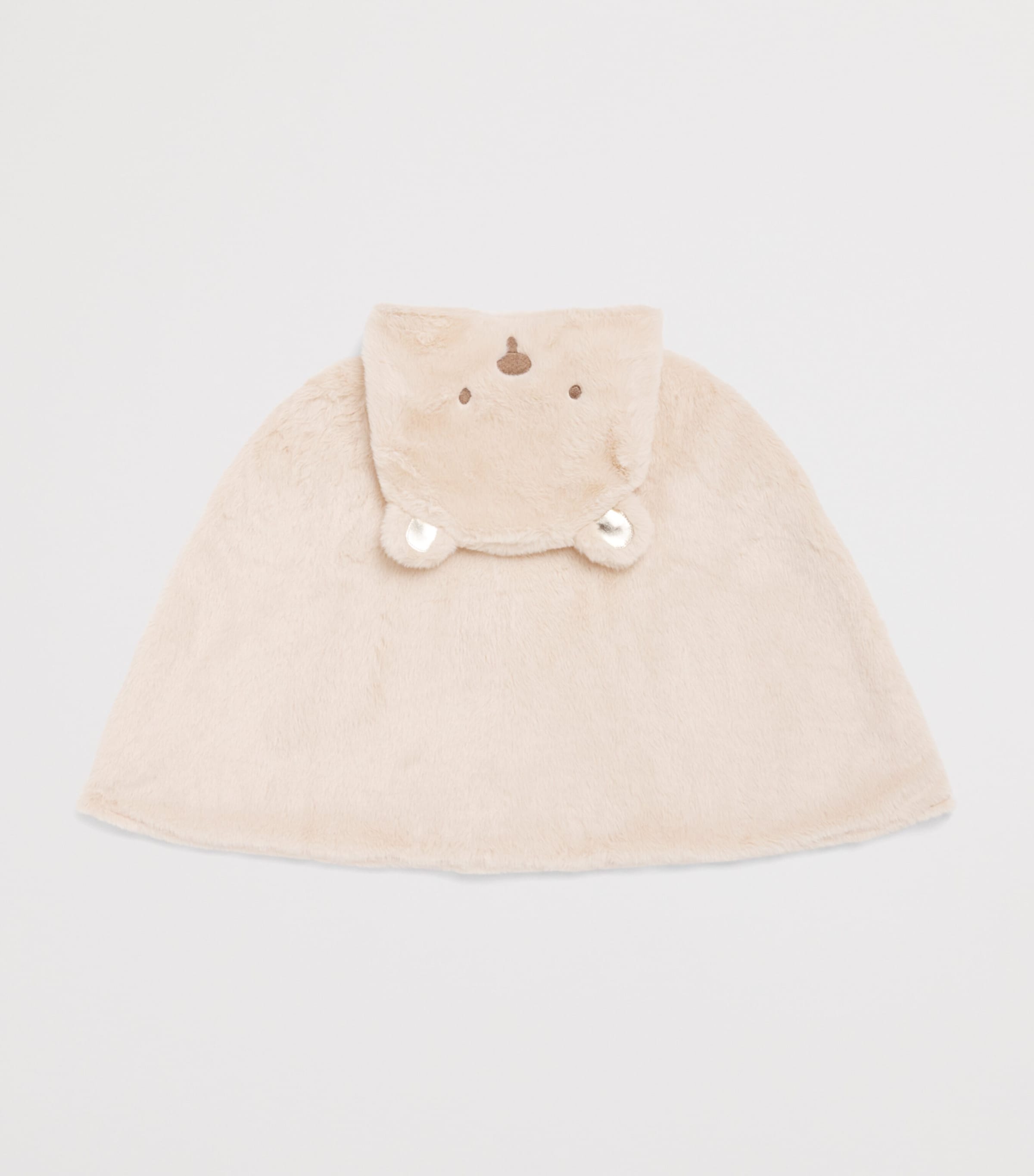 Rockahula Fluffy Teddy Bear Cape (3-10 Years) Brown Image 2