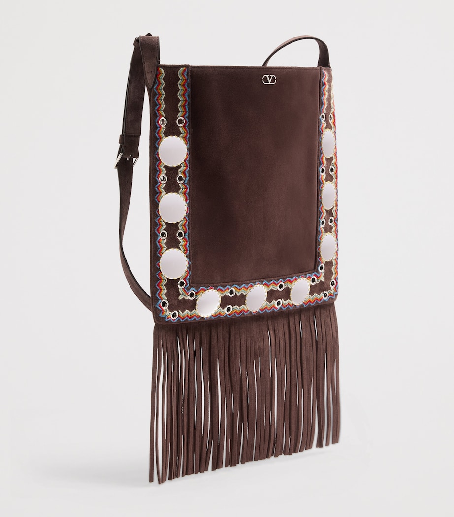 Medium Suede Nellcote Cross-Body Bag RCB Image 3