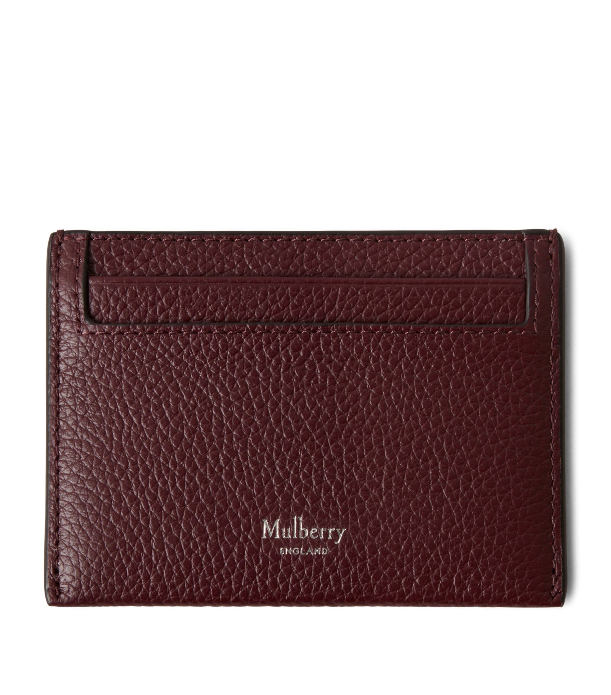 Mulberry Continental Card Holder In Burgundy