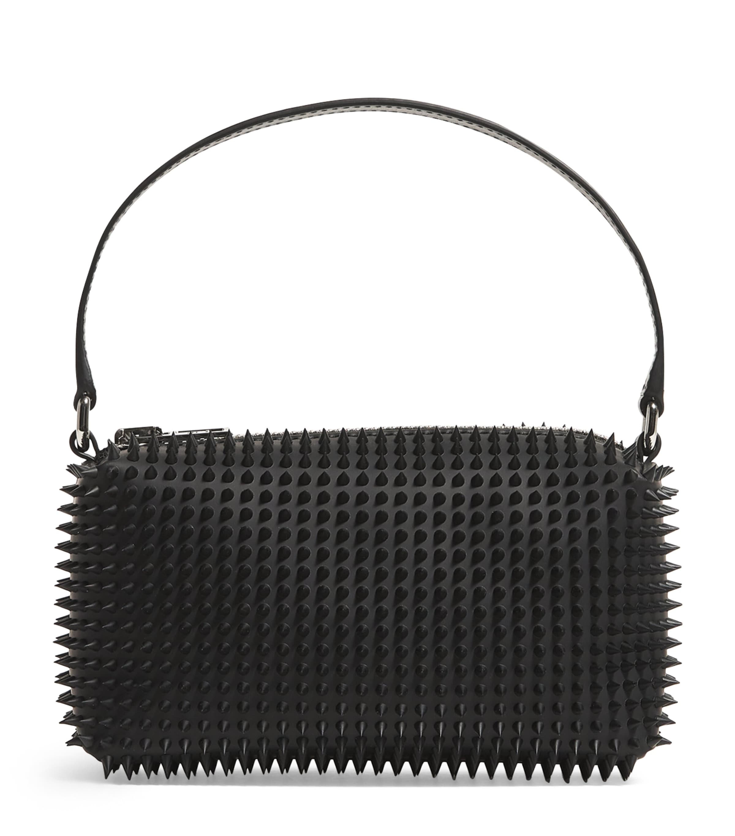 Shop Alexander Wang Medium Heiress Top-handle Bag In Black