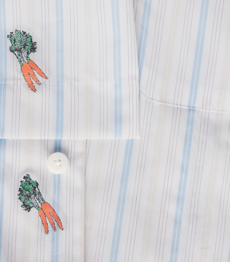 Jacquemus Mens Cotton Short-Sleeve Romarin Shirt Jcqrd Clssc Strp Image 6
