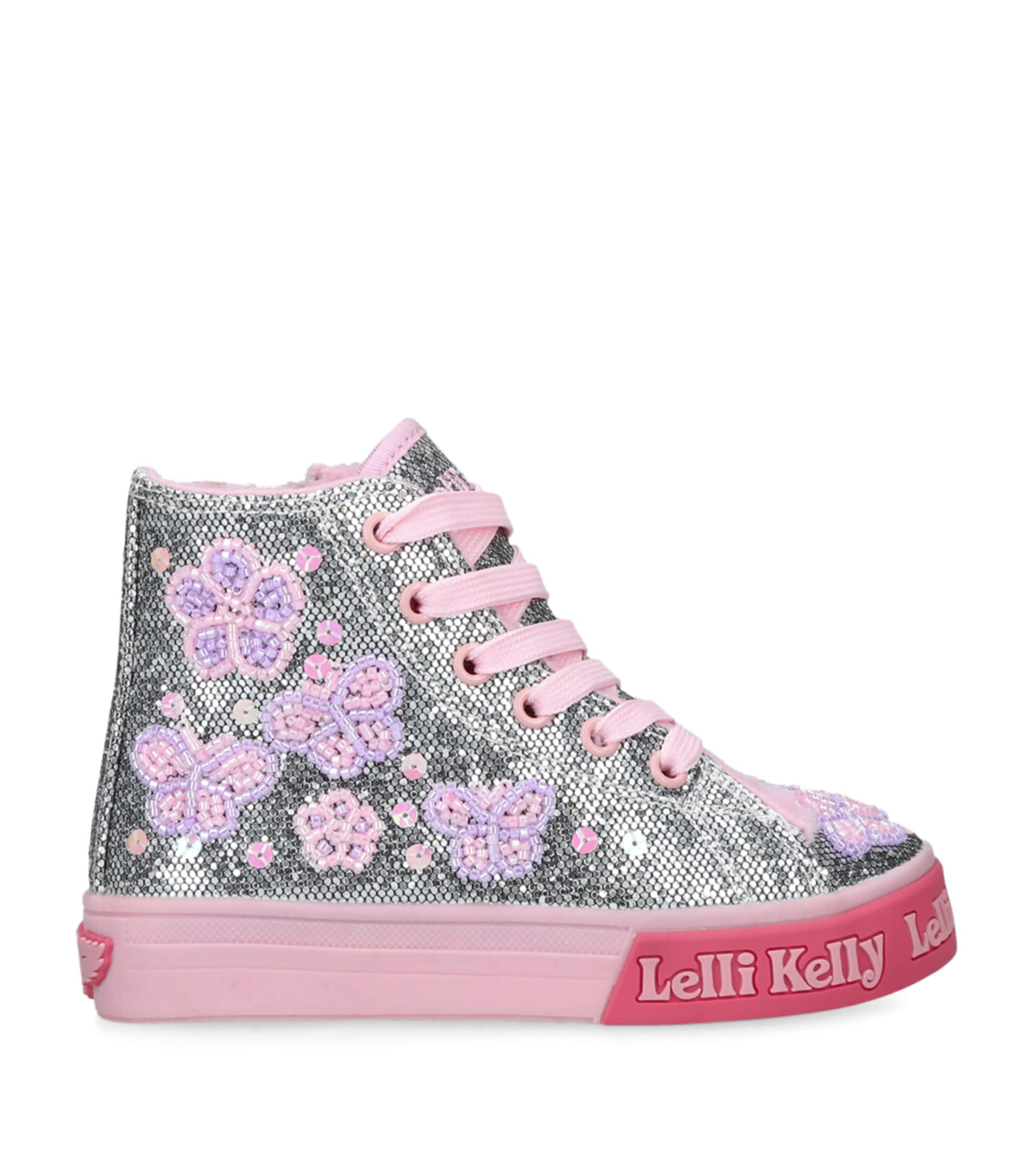 Lelli Kelly Glitter Taylor Sneakers Silver Image 1