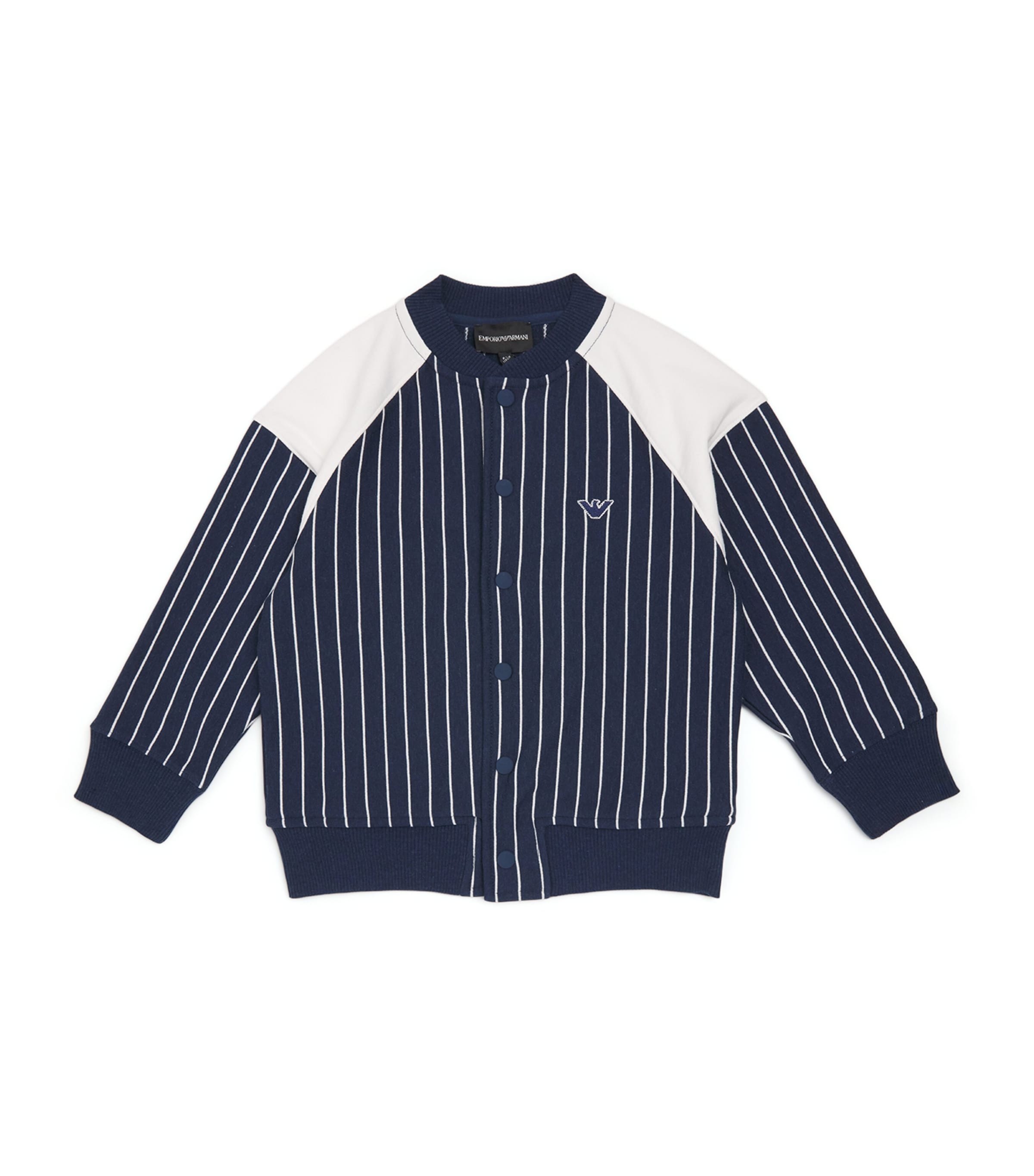 Pinstripe Sweatshirt (4-16 Years) FANT.STRIPE BLUE Image 1