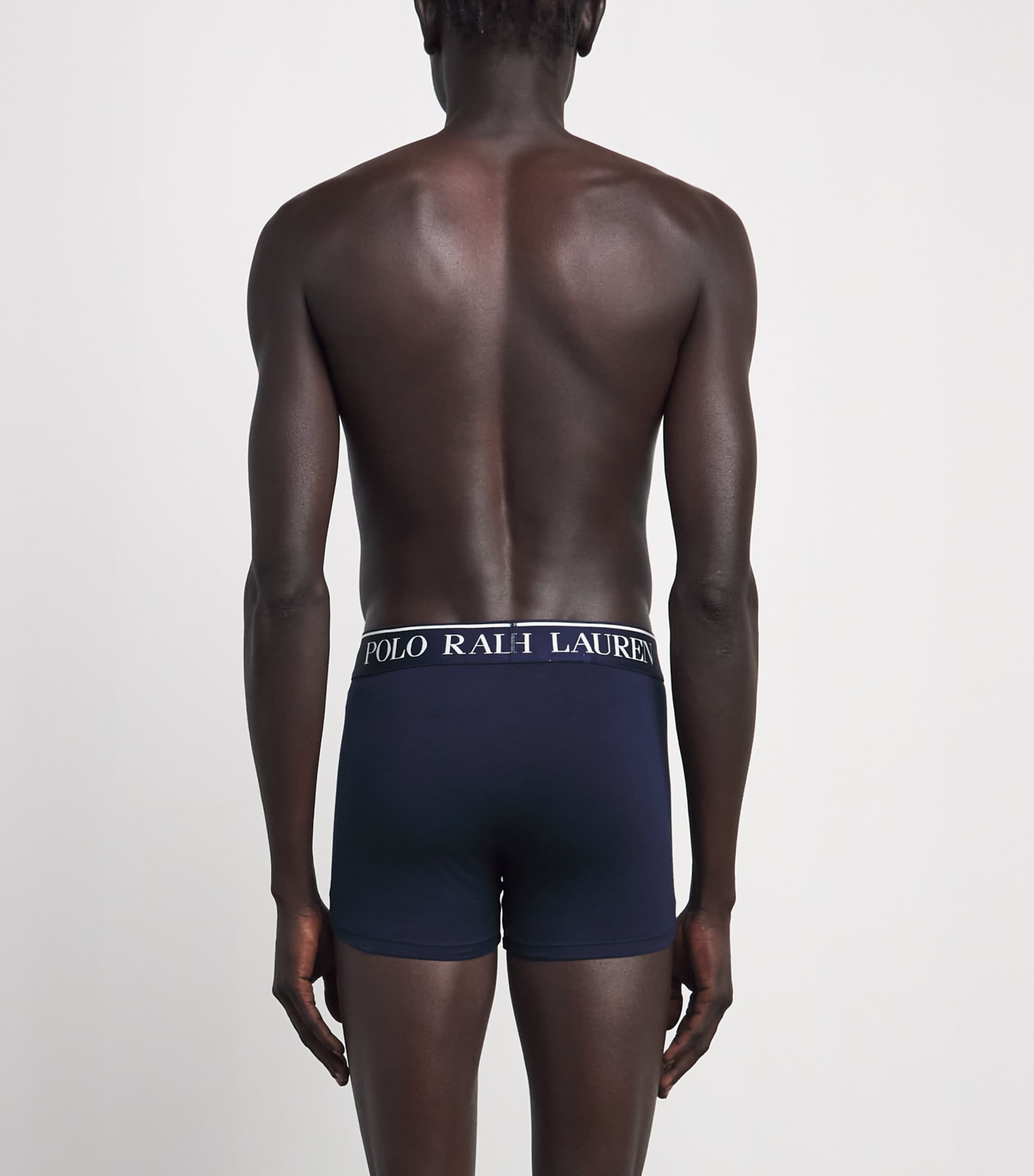 Polo Ralph Lauren Mens Stretch-Cotton Polo Bear Trunks Cruise Navy Bear Image 3