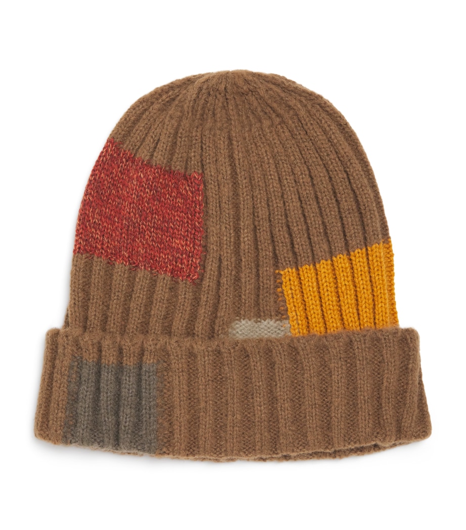 Wool-Blend Tugihagi Beanie BROWN Image 1