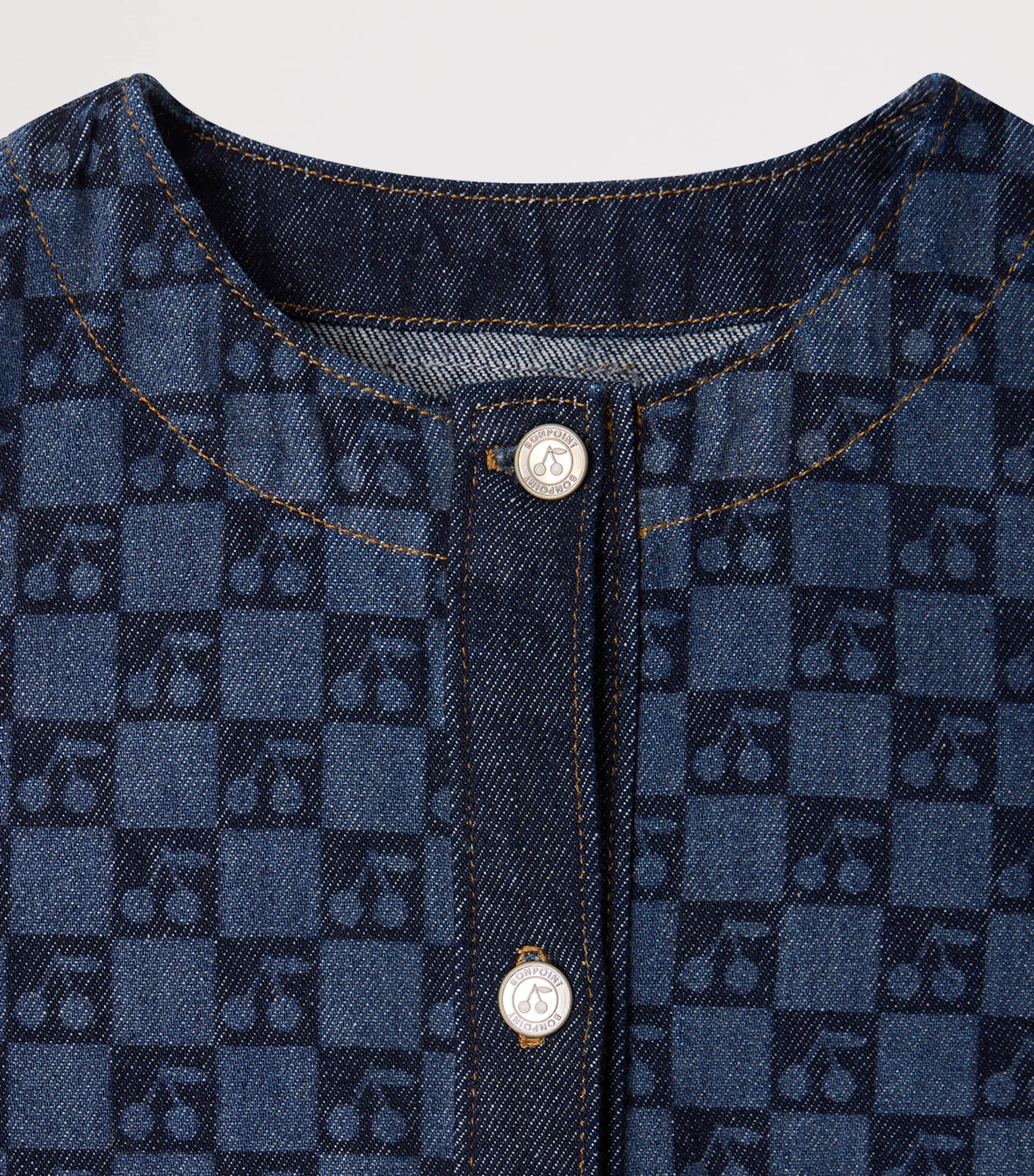 Bonpoint Organic Cotton Jette Pinafore Dress Imp Jean Clair Image 3