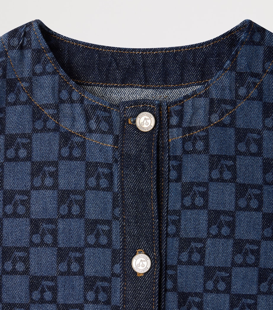 Bonpoint Organic Cotton Jette Pinafore Dress Imp Jean Clair Image 3