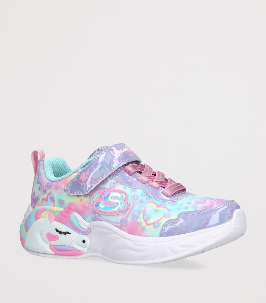 Skechers S-Lights: Unicorn Dreams Sneakers Lilac Image 3