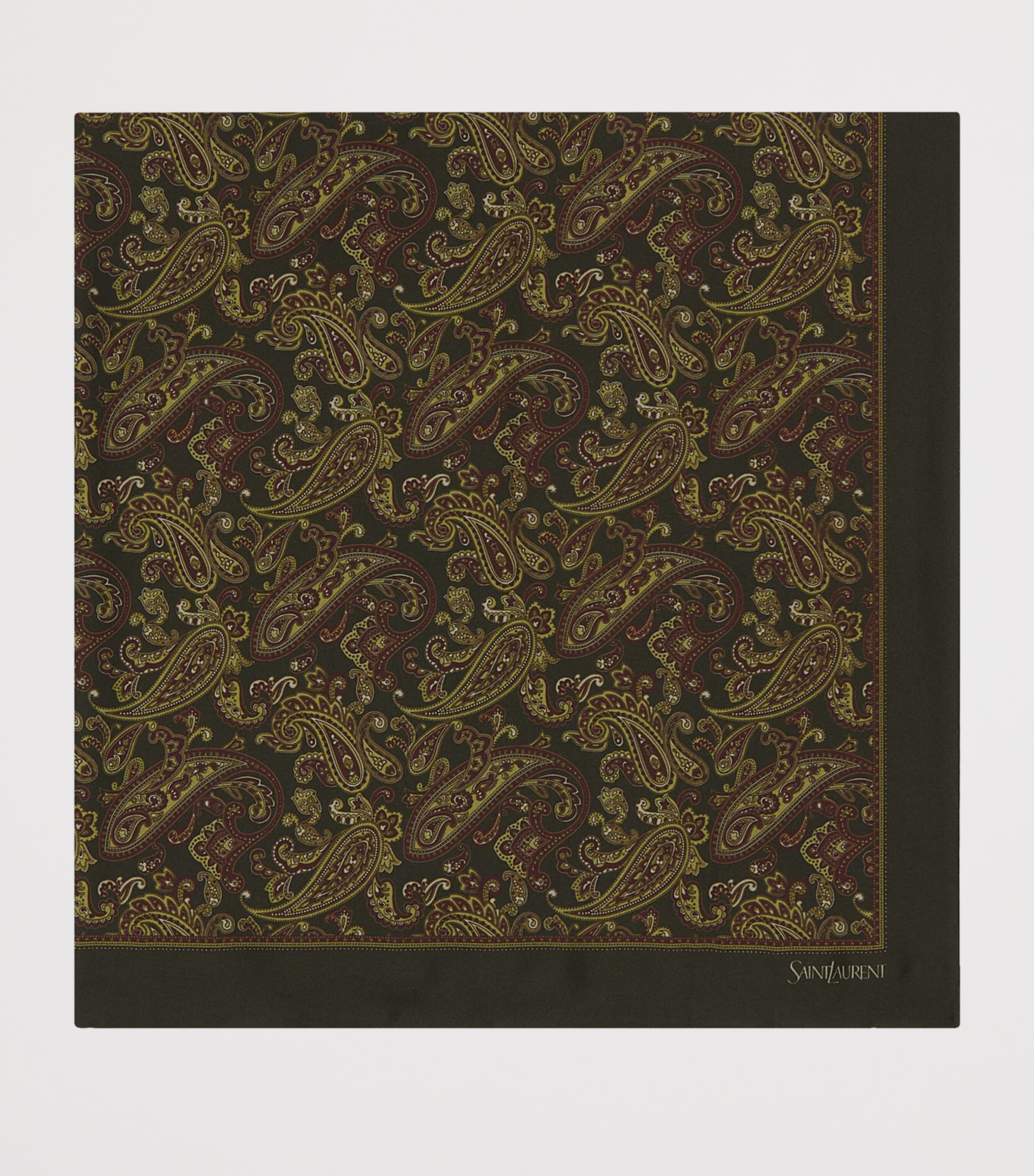 Silk Paisley Scarf 3388 Image 2
