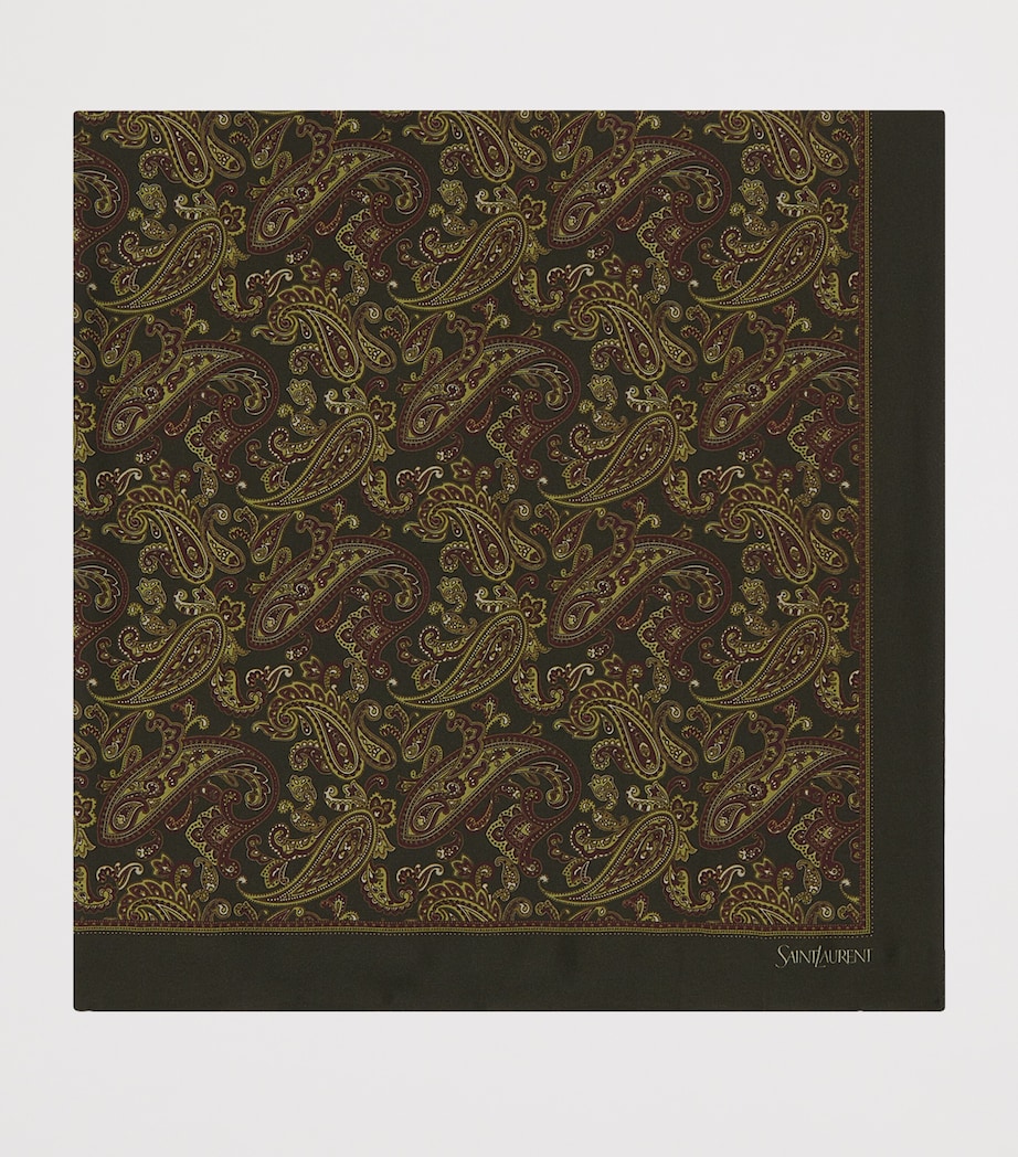 Silk Paisley Scarf 3388 Image 2