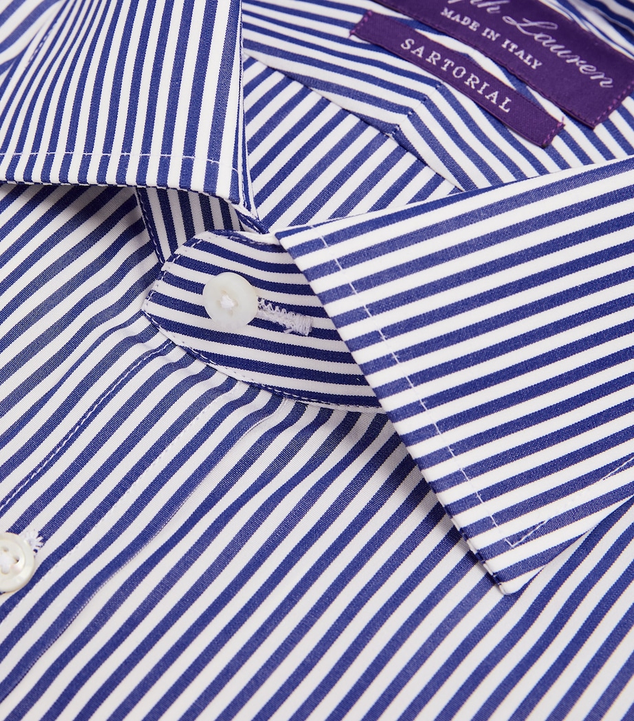 Striped Aston Shirt 2391 BL WHT Image 4
