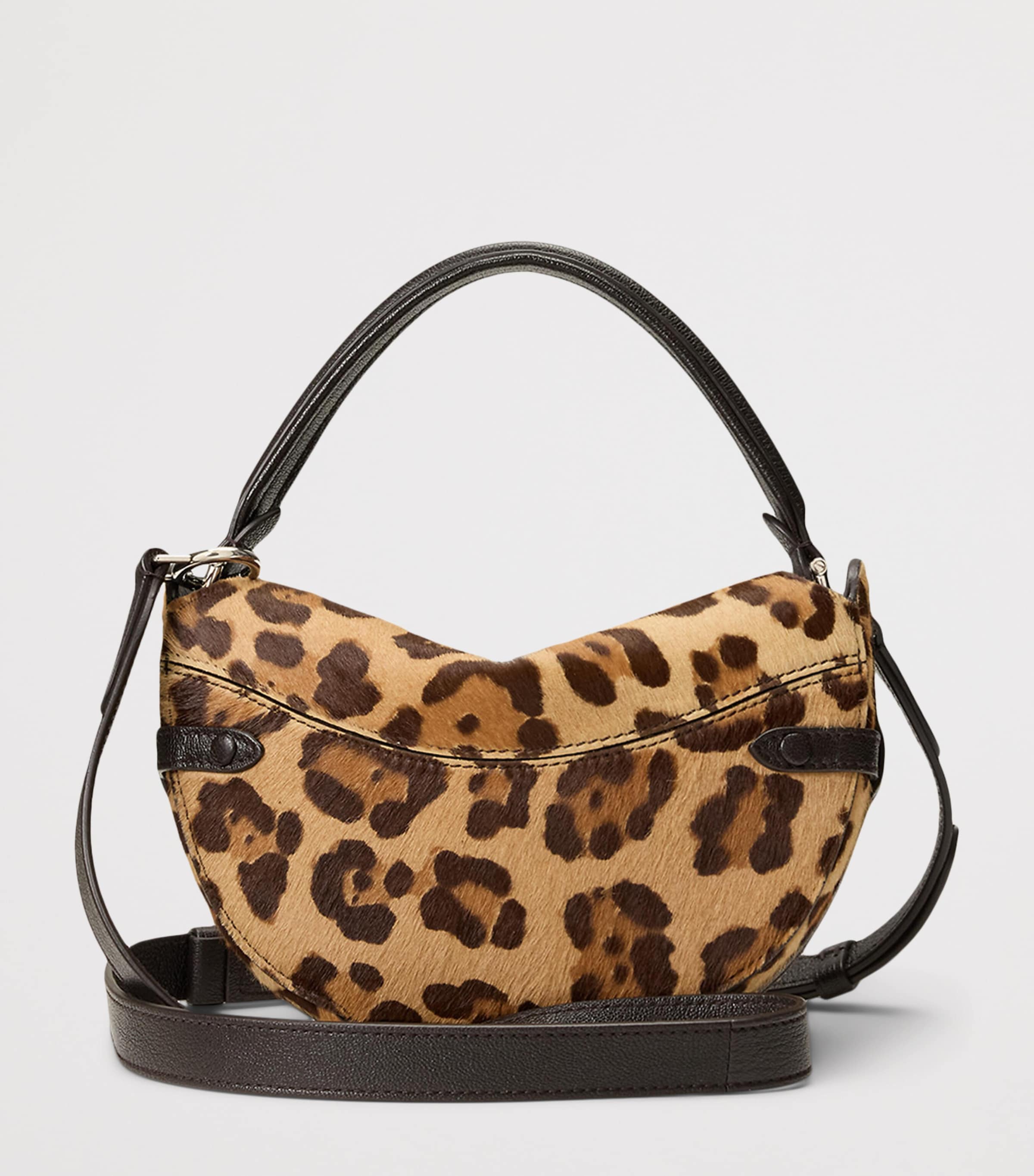Ralph Lauren Collection Mini Pony Hair Ralph Cross-Body Bag Tan Multi/chocolate Image 2
