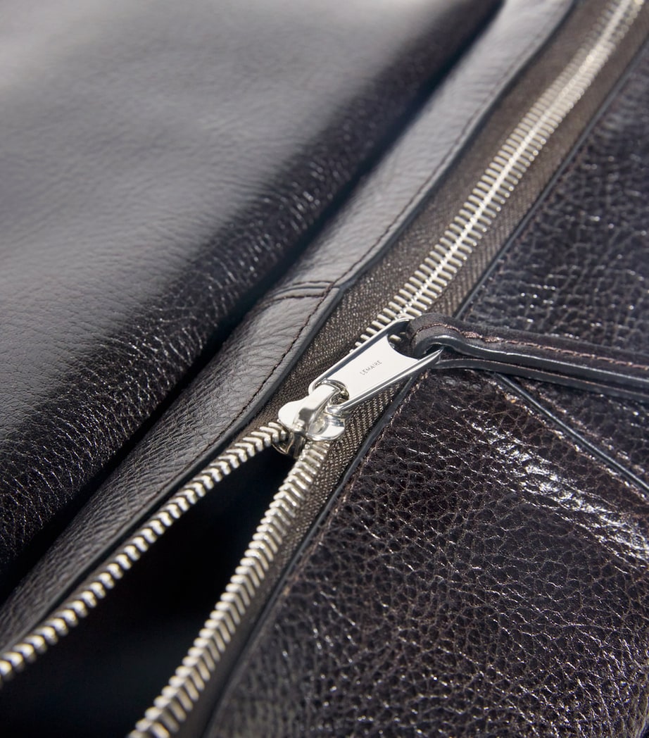 Medium Leather Gear Shoulder Bag BR495/ESPRESSO Image 6