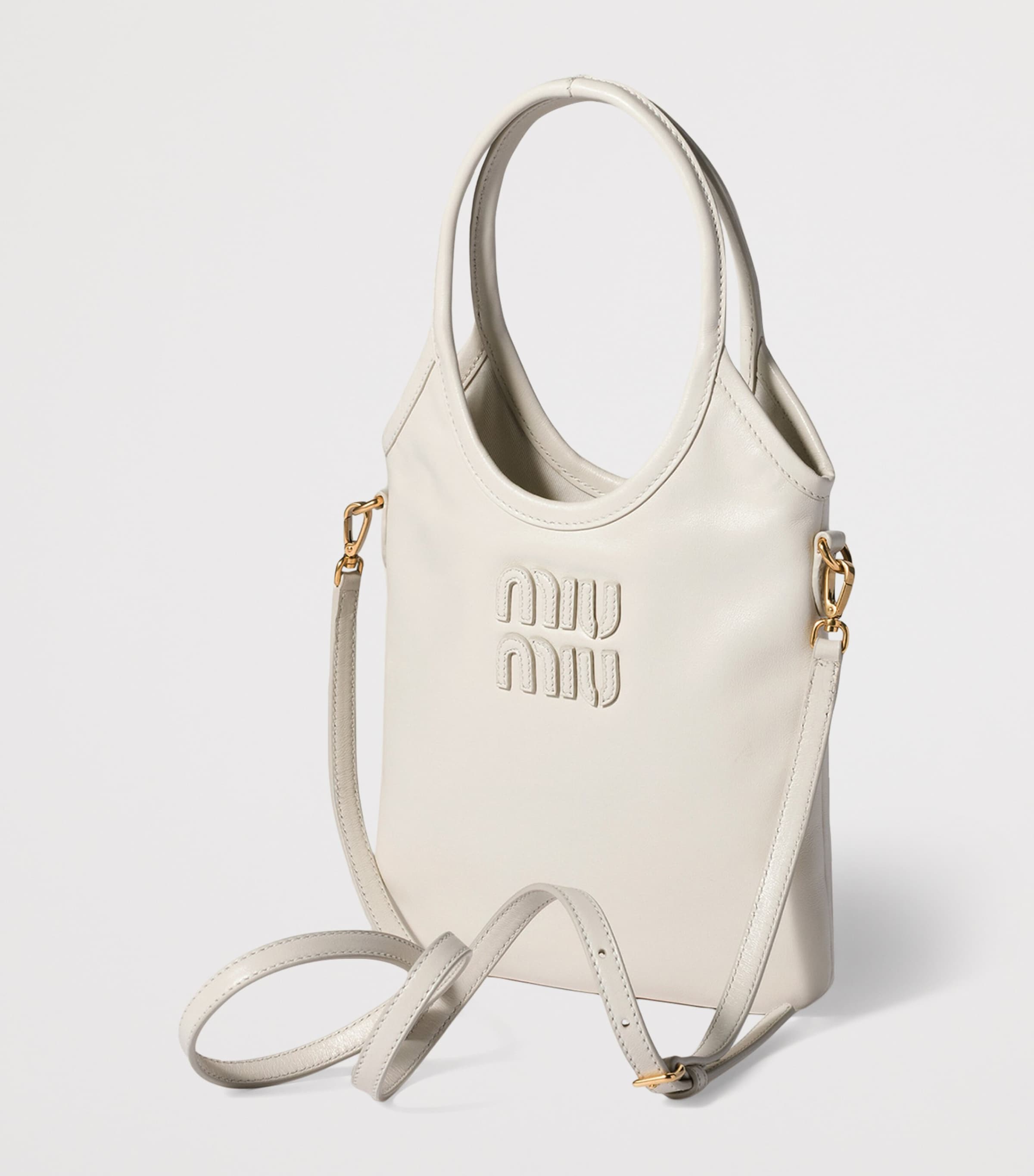 Small Leather Ivy Top-Handle Bag F0009 Image 3