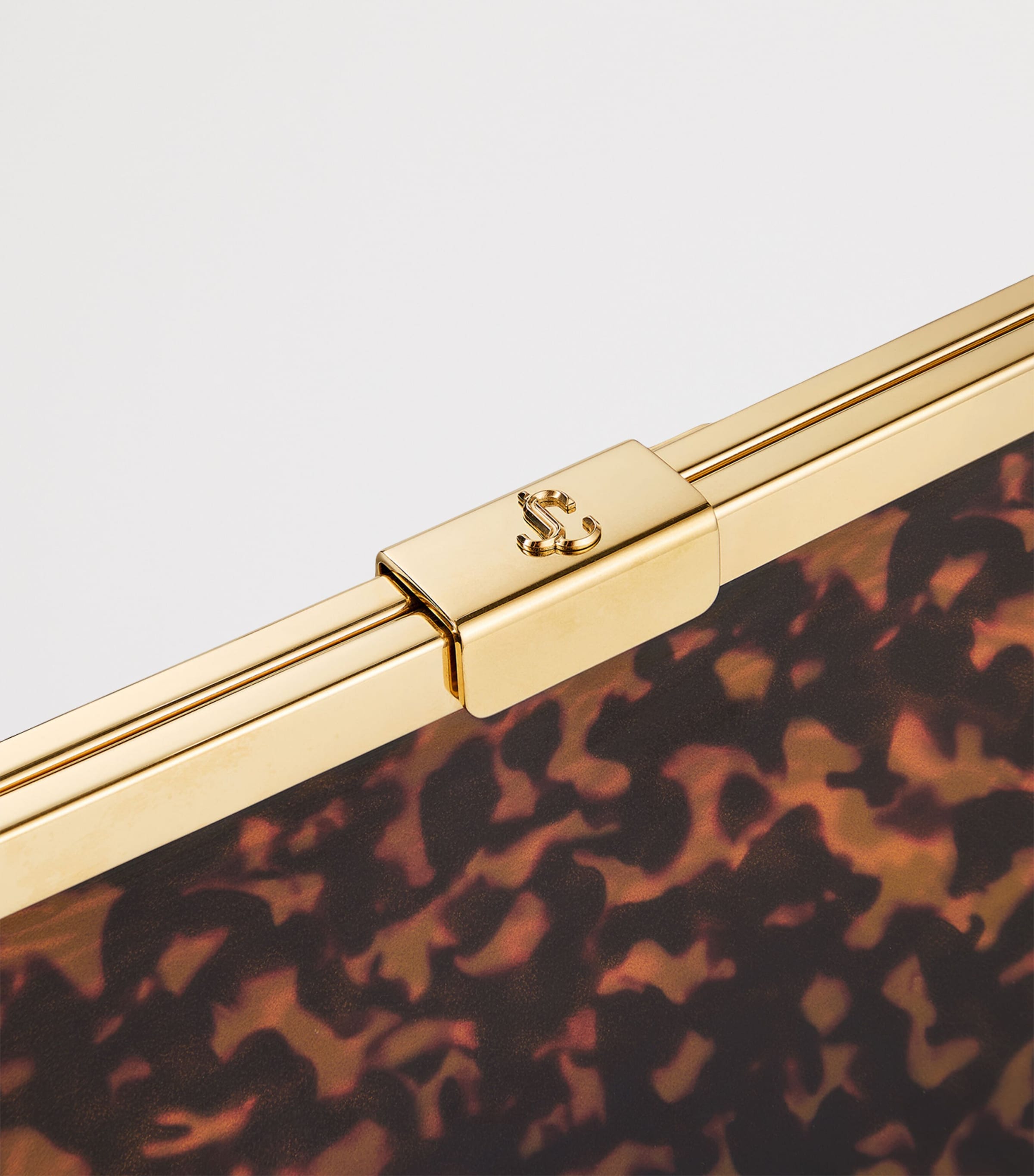 Jimmy Choo Tortoiseshell Ganache Clutch Bag Tortoiseshell Image 6