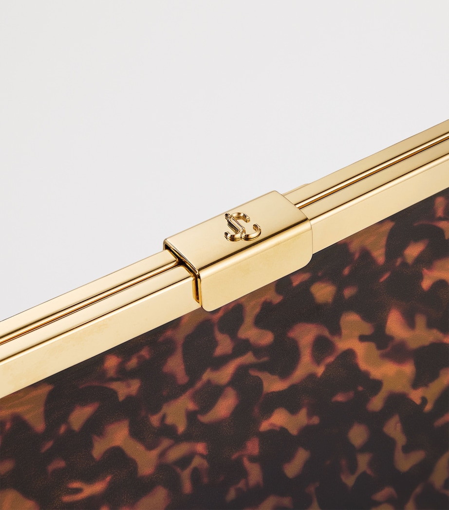 Jimmy Choo Tortoiseshell Ganache Clutch Bag Tortoiseshell Image 6