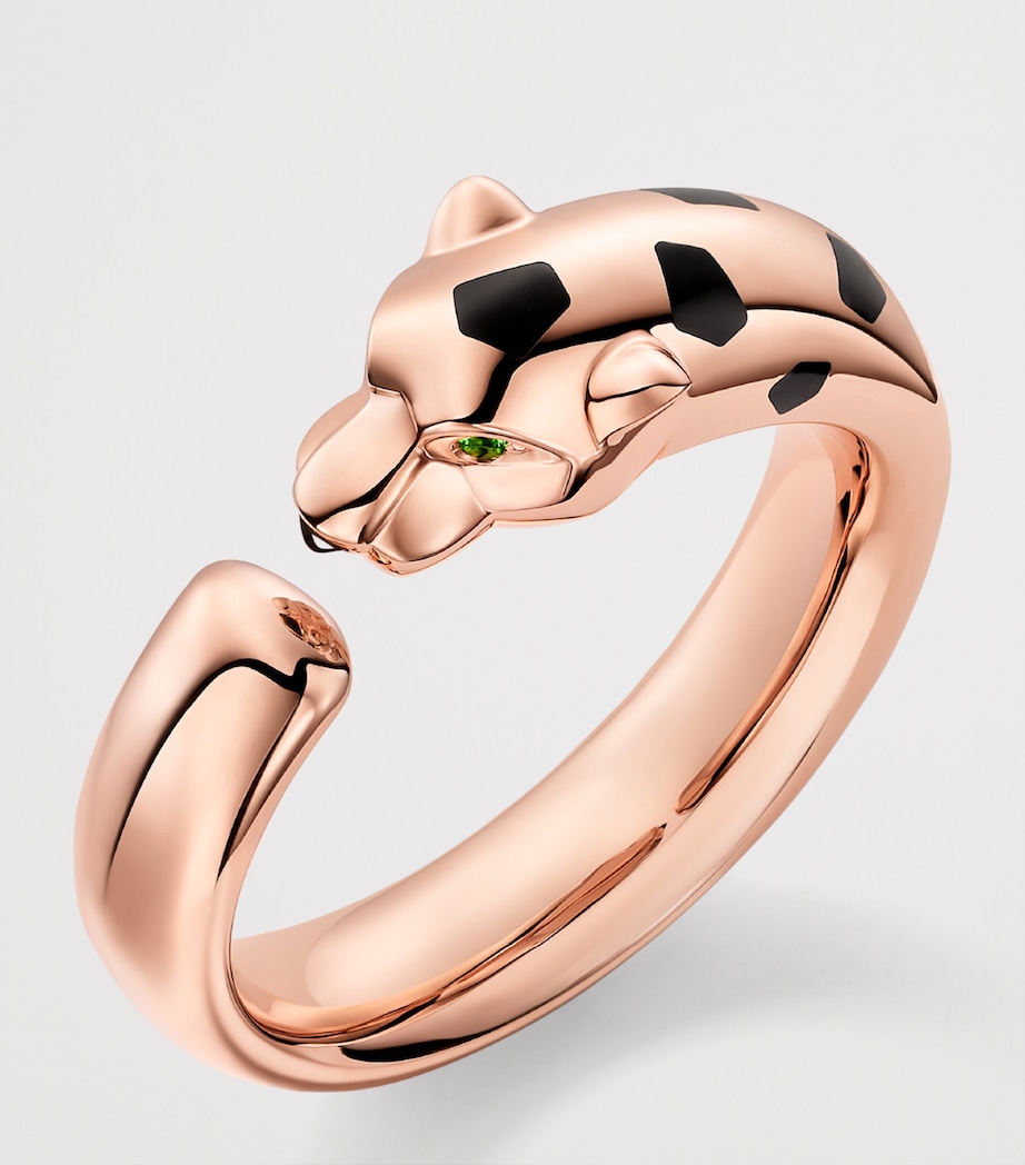 Cartier Rose Gold, Tsavorite and Onyx Panthère de Cartier Ring Rose Gold Image 6