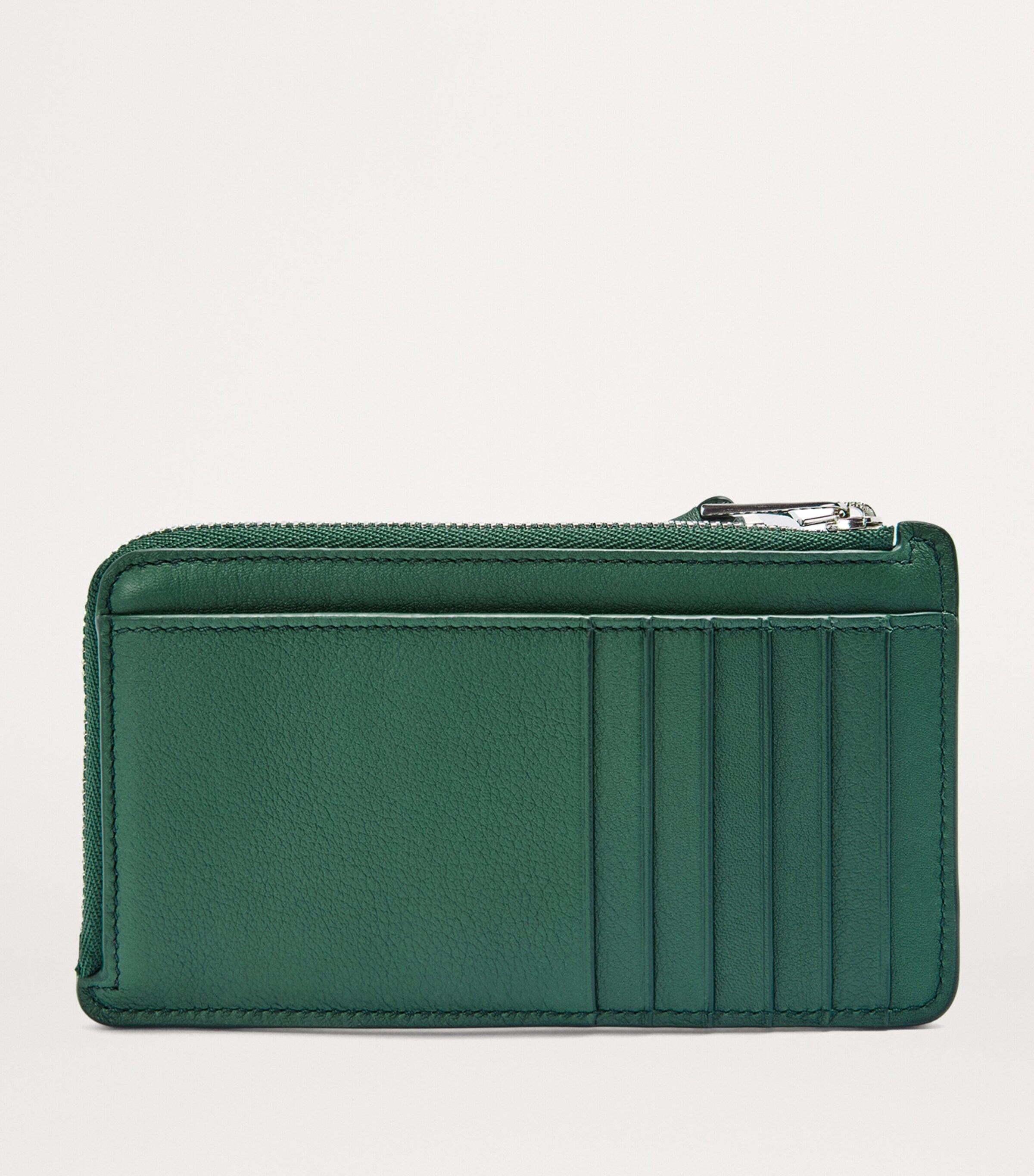 LOEWE Green Calfskin Puzzle Edge Coin Card Holder | Harrods US