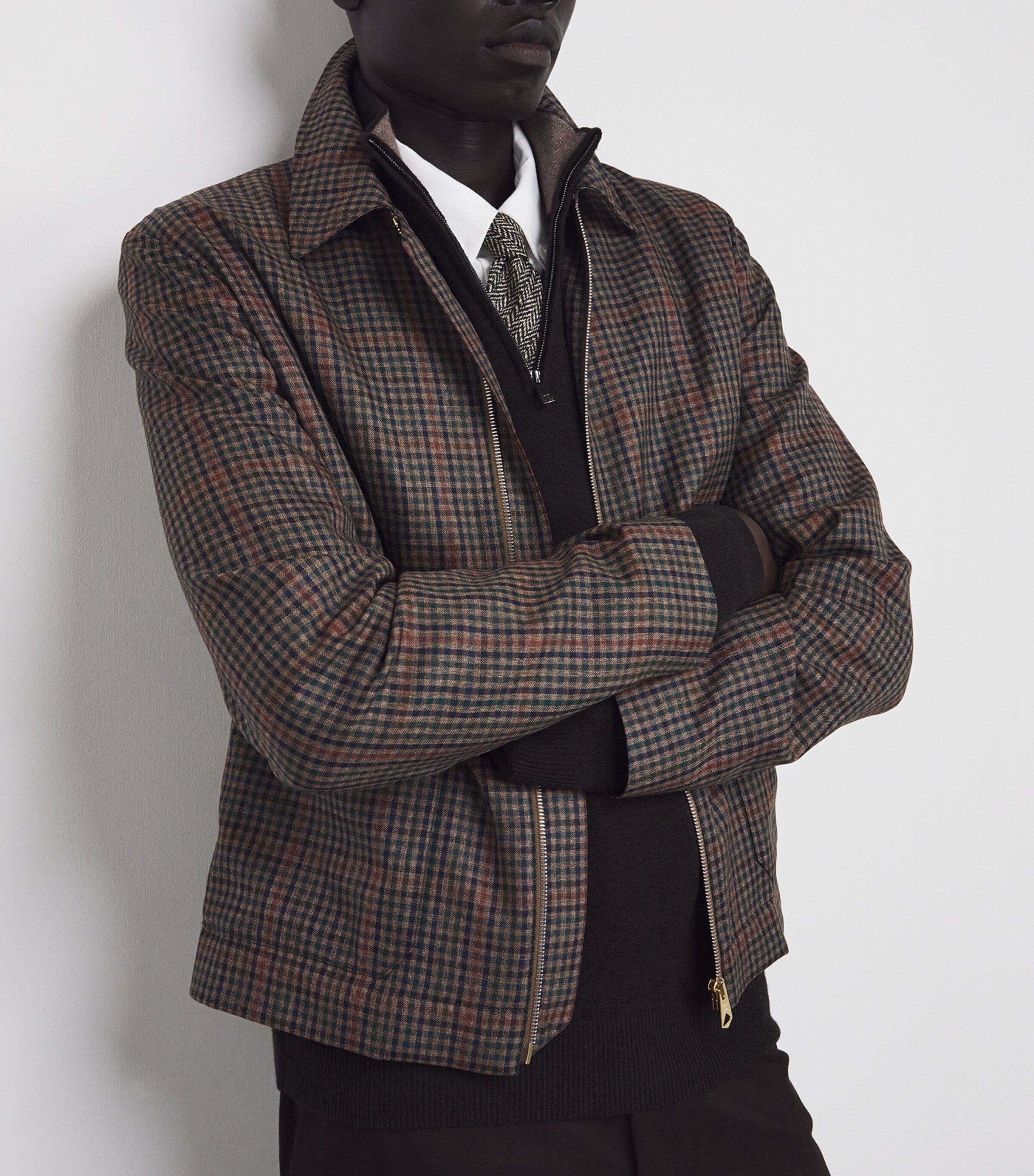 Silk Chevron Tie M6002 Image 2