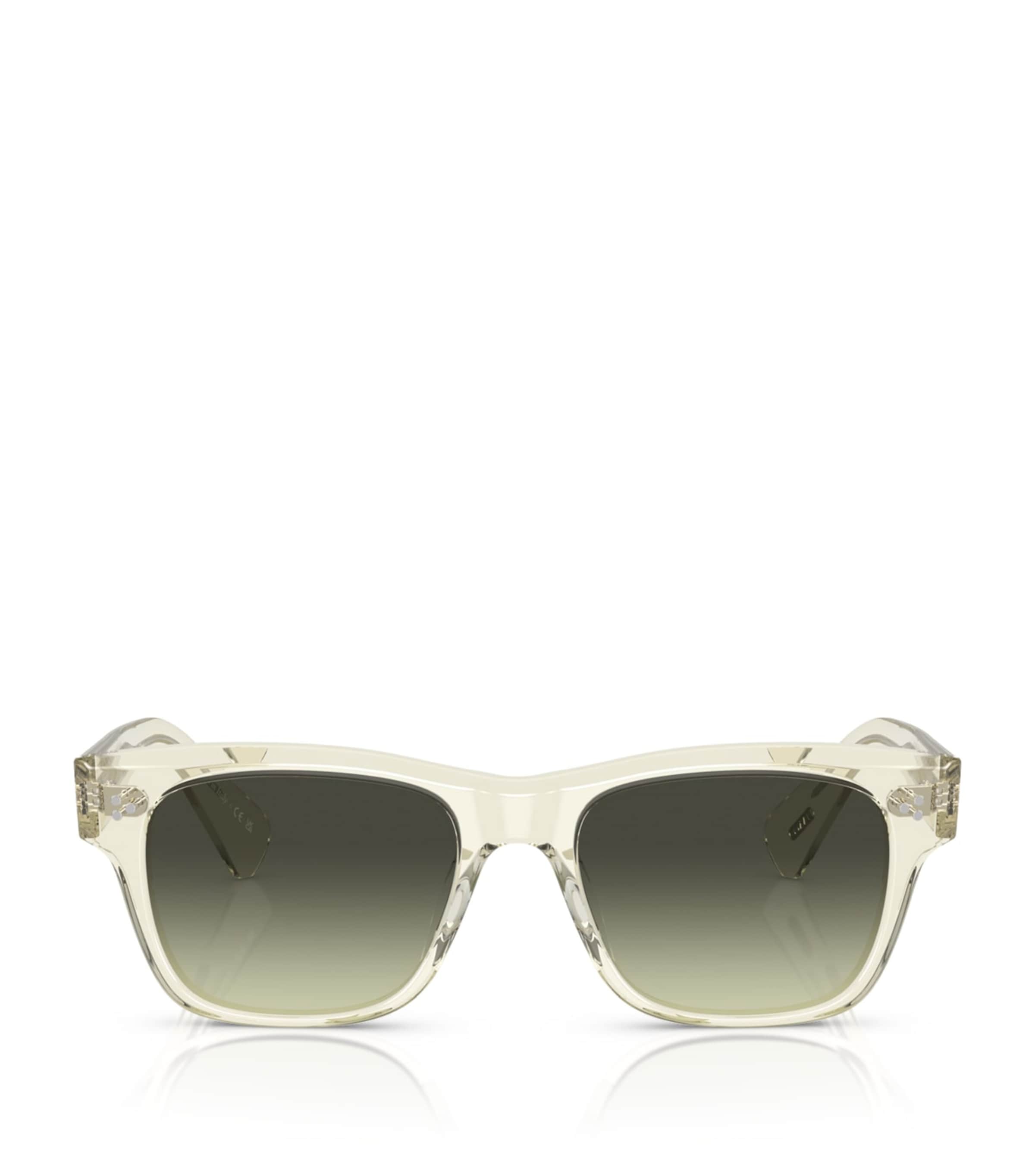 Oliver Peoples Womens Grey Ov5524su Birell Sun Pillow-frame Acetate Sunglasses In Brown