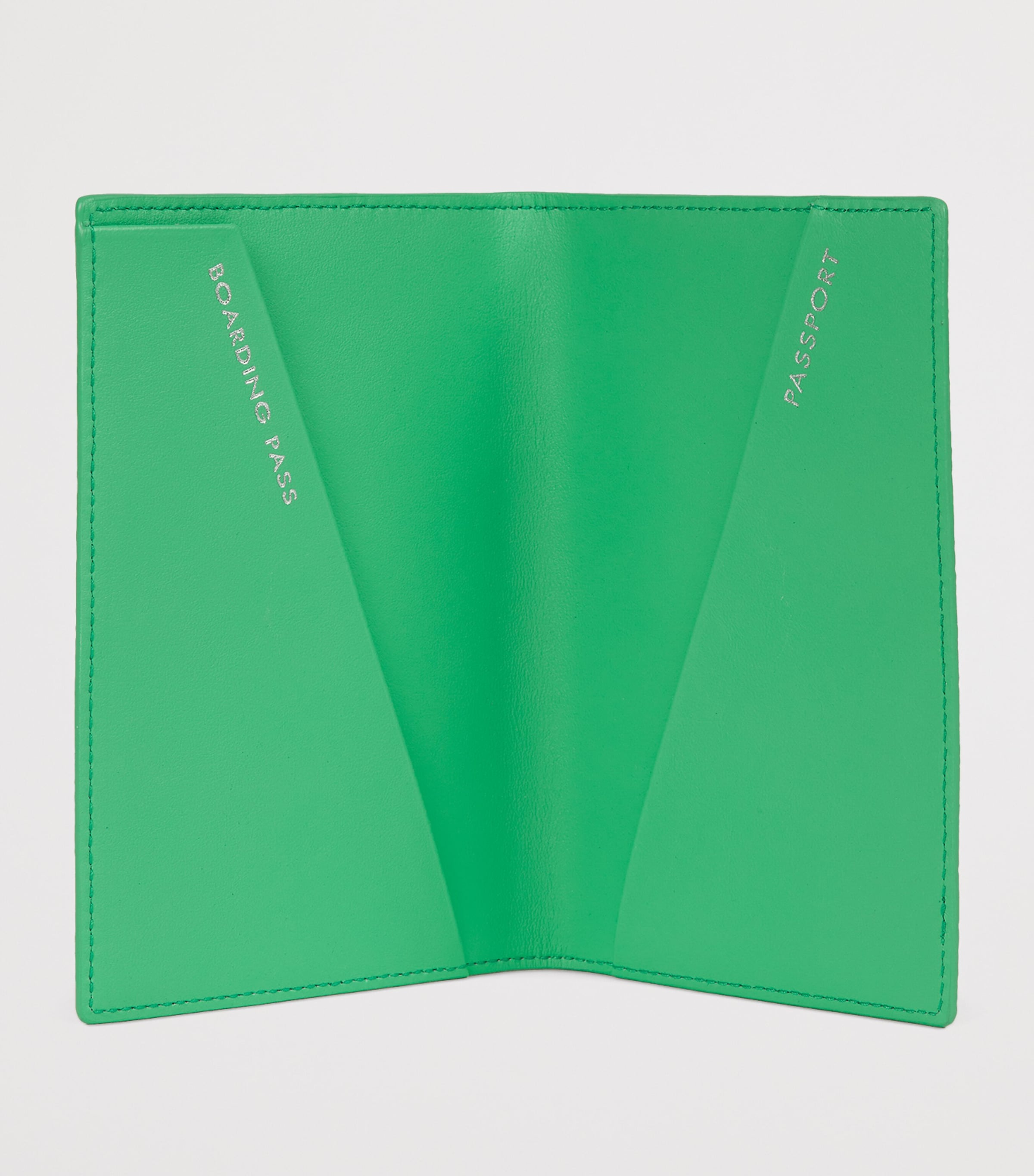 Smythson Leather Harlequin Panama Passport Cover Flamingo Mix Image 2