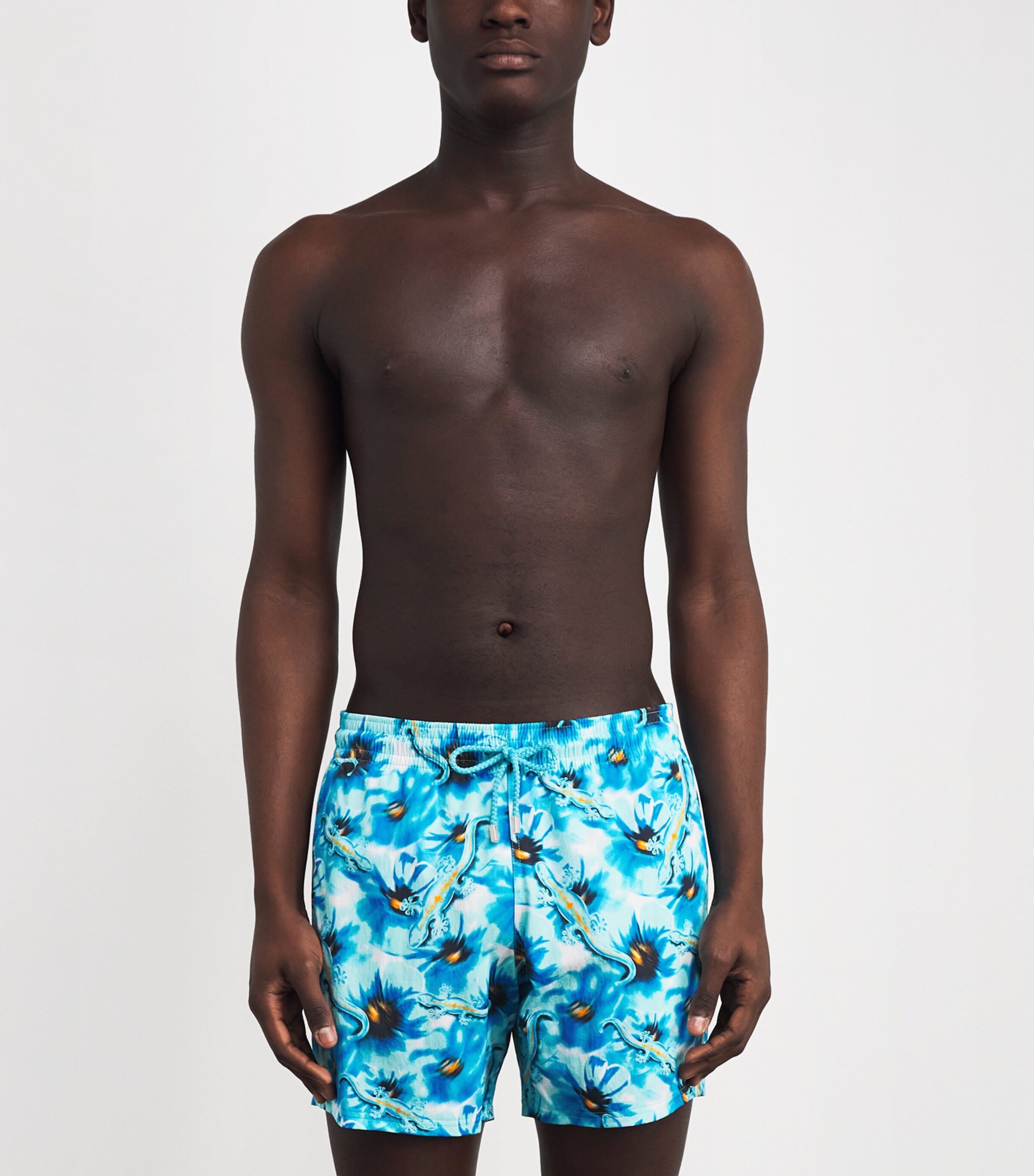 Poppies and Geckos Moorea Swim Shorts 612-TOPAZE BLEUE Image 3