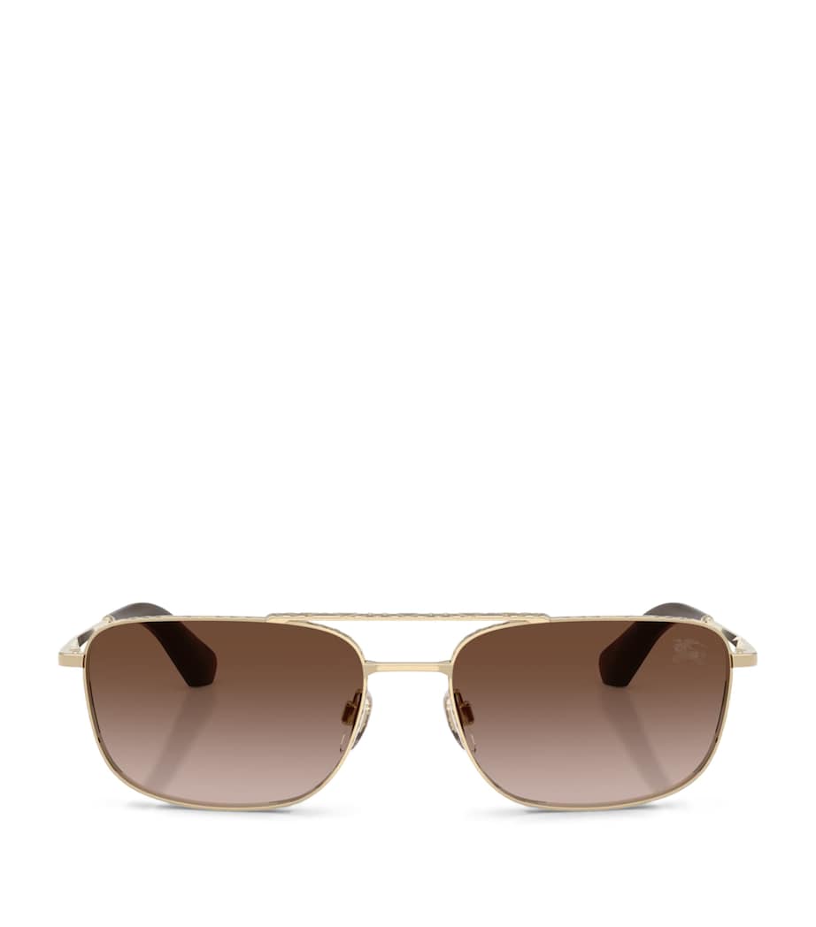 Burberry Metal BE3170 Pilot Sunglasses Gold Image 1