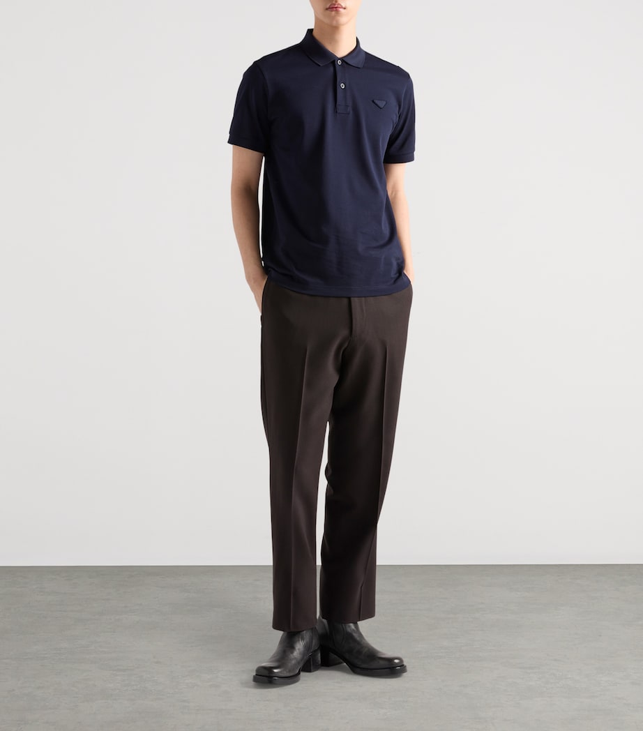 Cotton Piqué Polo Shirt F0124 Image 2