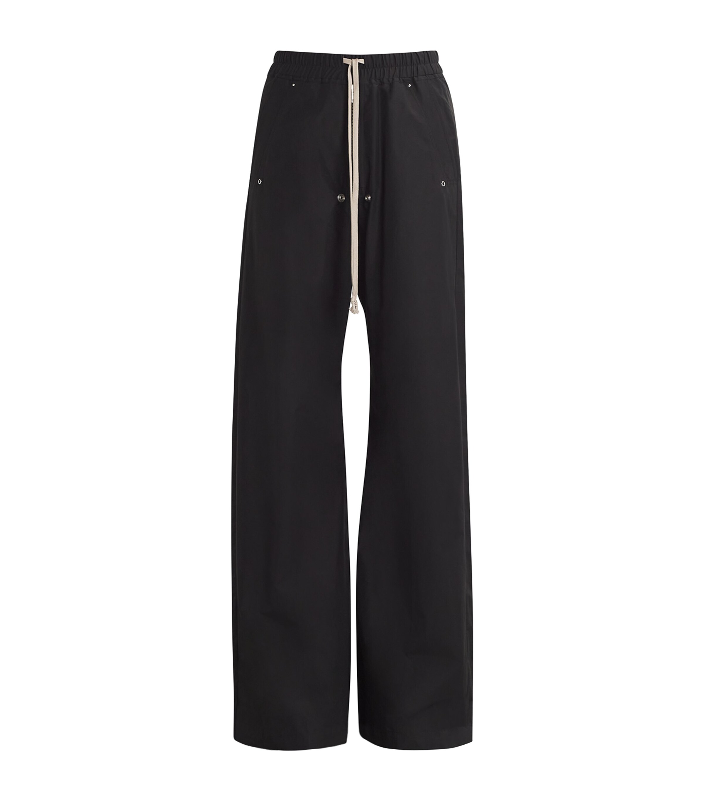 【RICK OWENS】Moncler Belas Wide-Leg Trousers in Black 7a2a022aaa6ffc2c2a6d015b141719