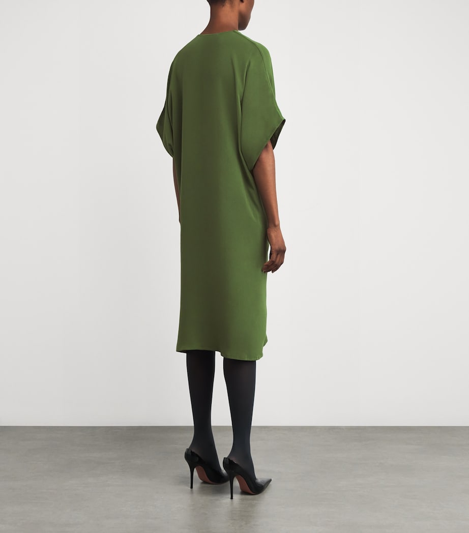 Silk Crepe Dress A8194 Image 3