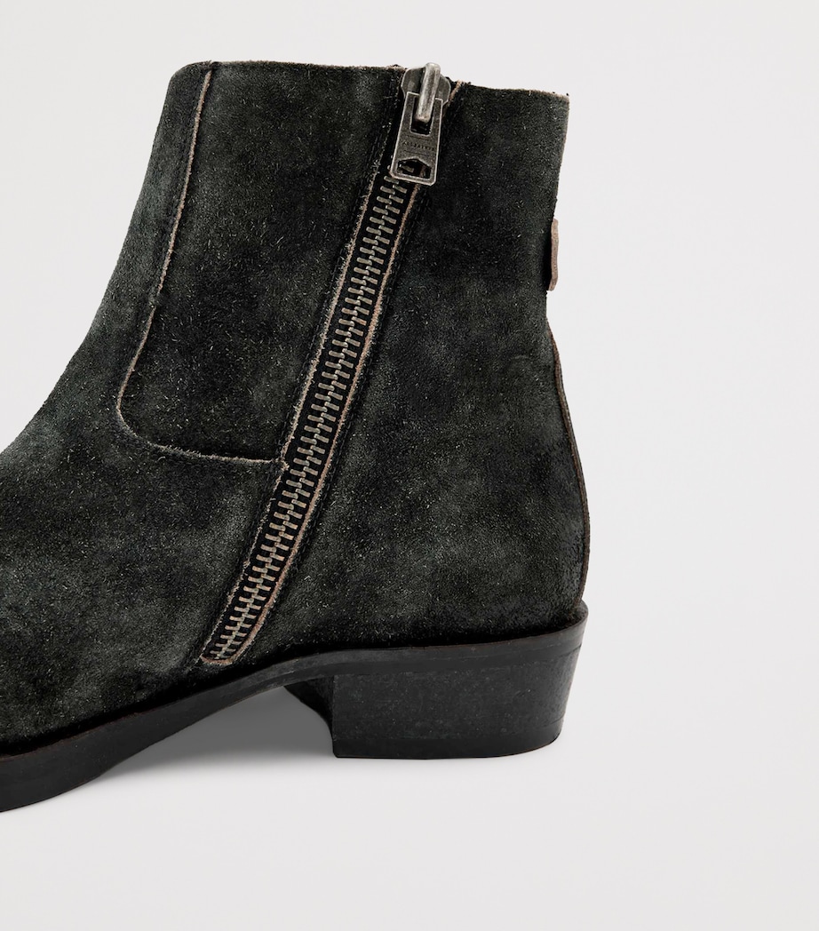 Suede Orla Ankle Boots CHARCOAL GREY Image 5