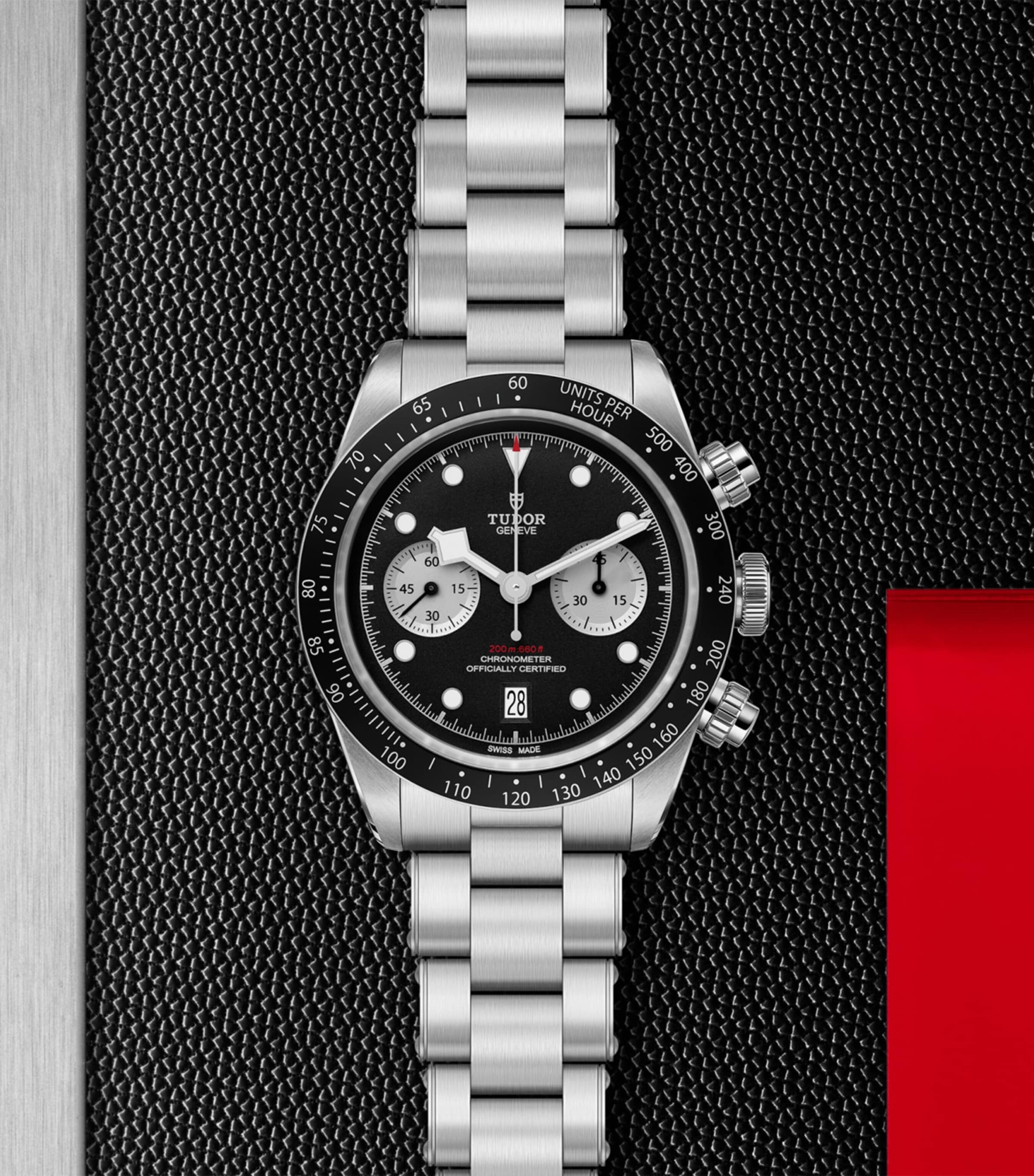 TUDOR Black Bay Chrono Stainless Steel Watch 41mm Black Image 5