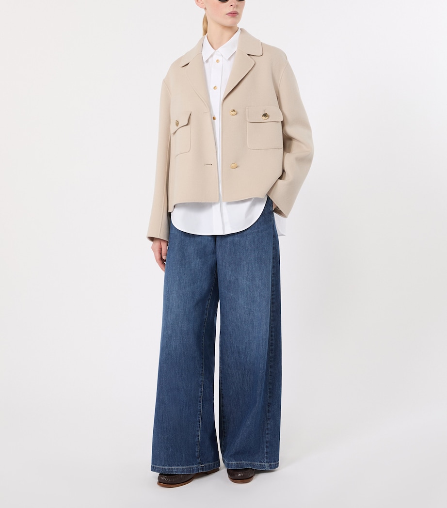 Max Mara Womens Oxford Shirt White Image 2