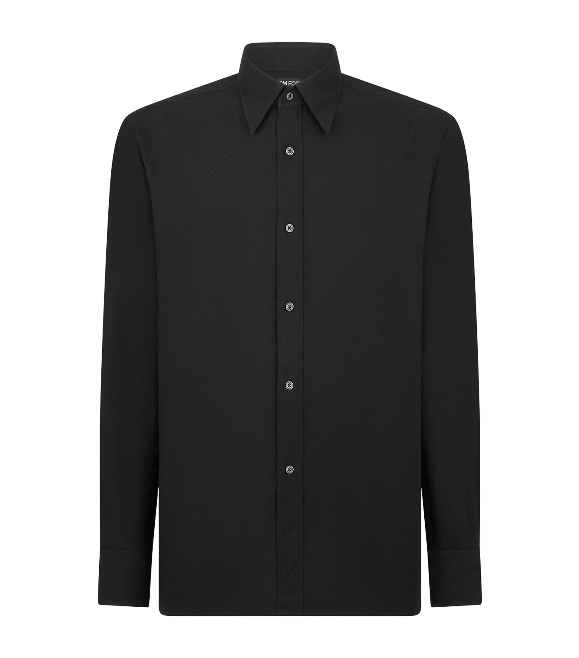 Tom Ford Lightweight Lyocell Slim-fit Shirt In Black