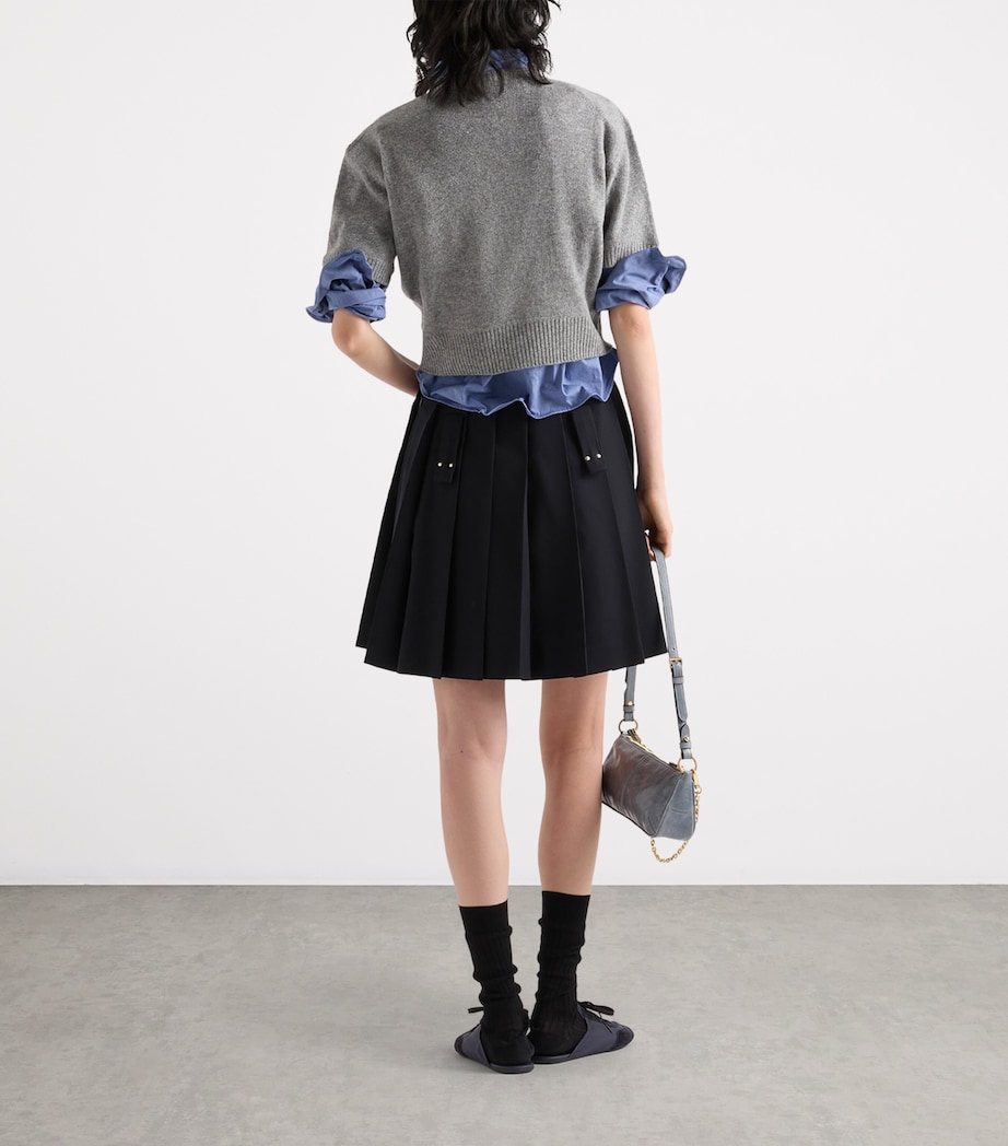 Wool-Cashmere Logo Sweater F0ETA Image 5