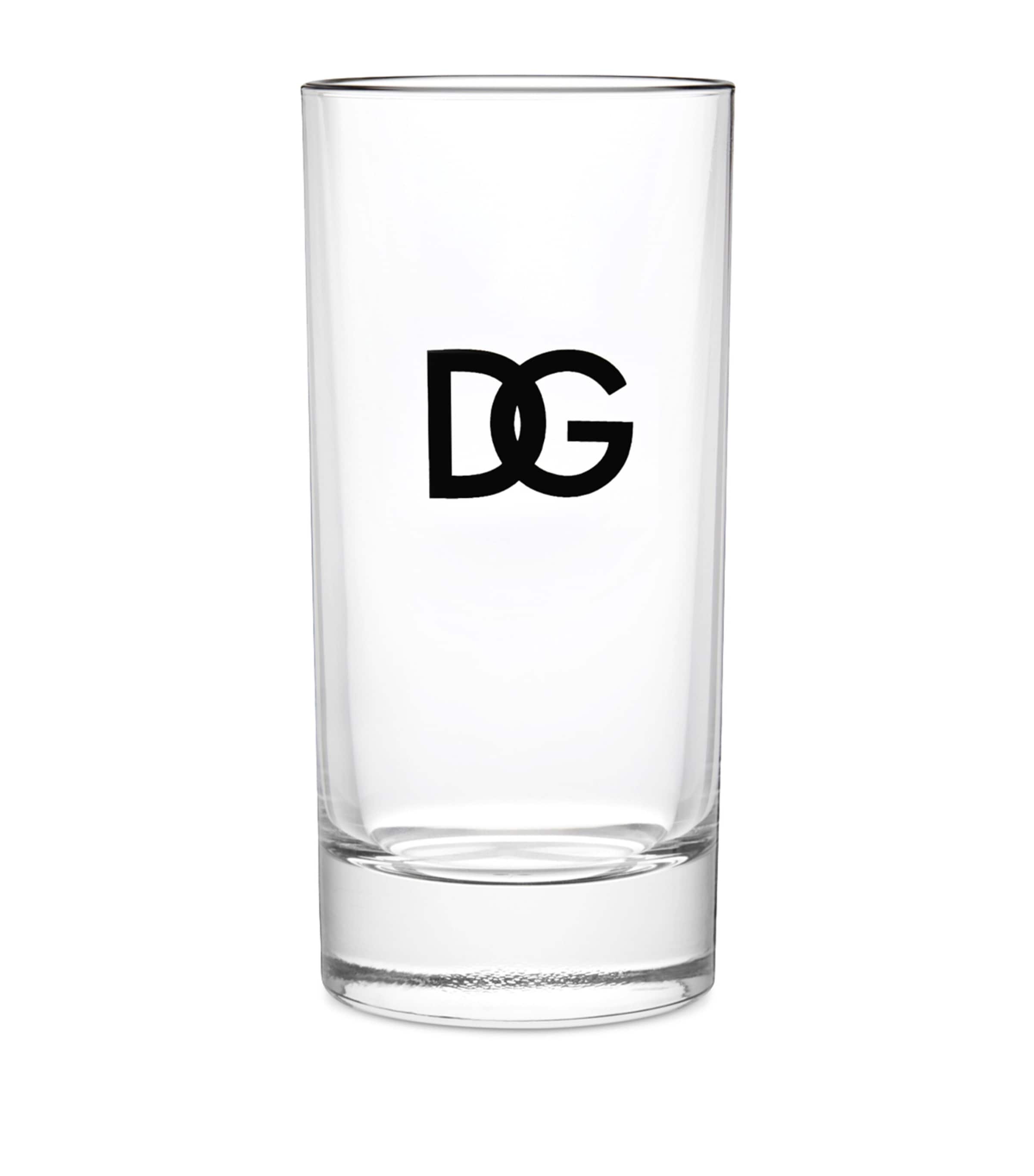 Set of 2 DG Millennials Logo Glasses U0058 TRASPARENTE/DG Image 2