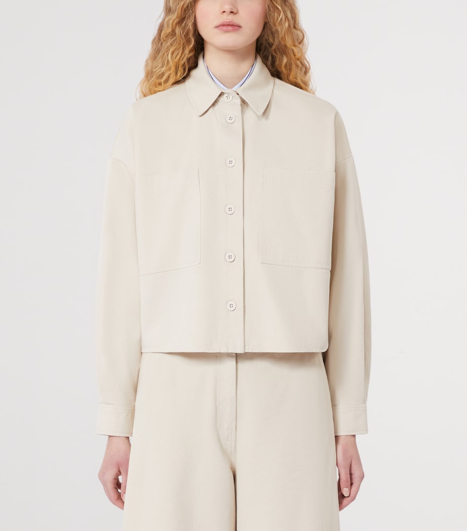 Cotton Drill Shirt SAND Image 2